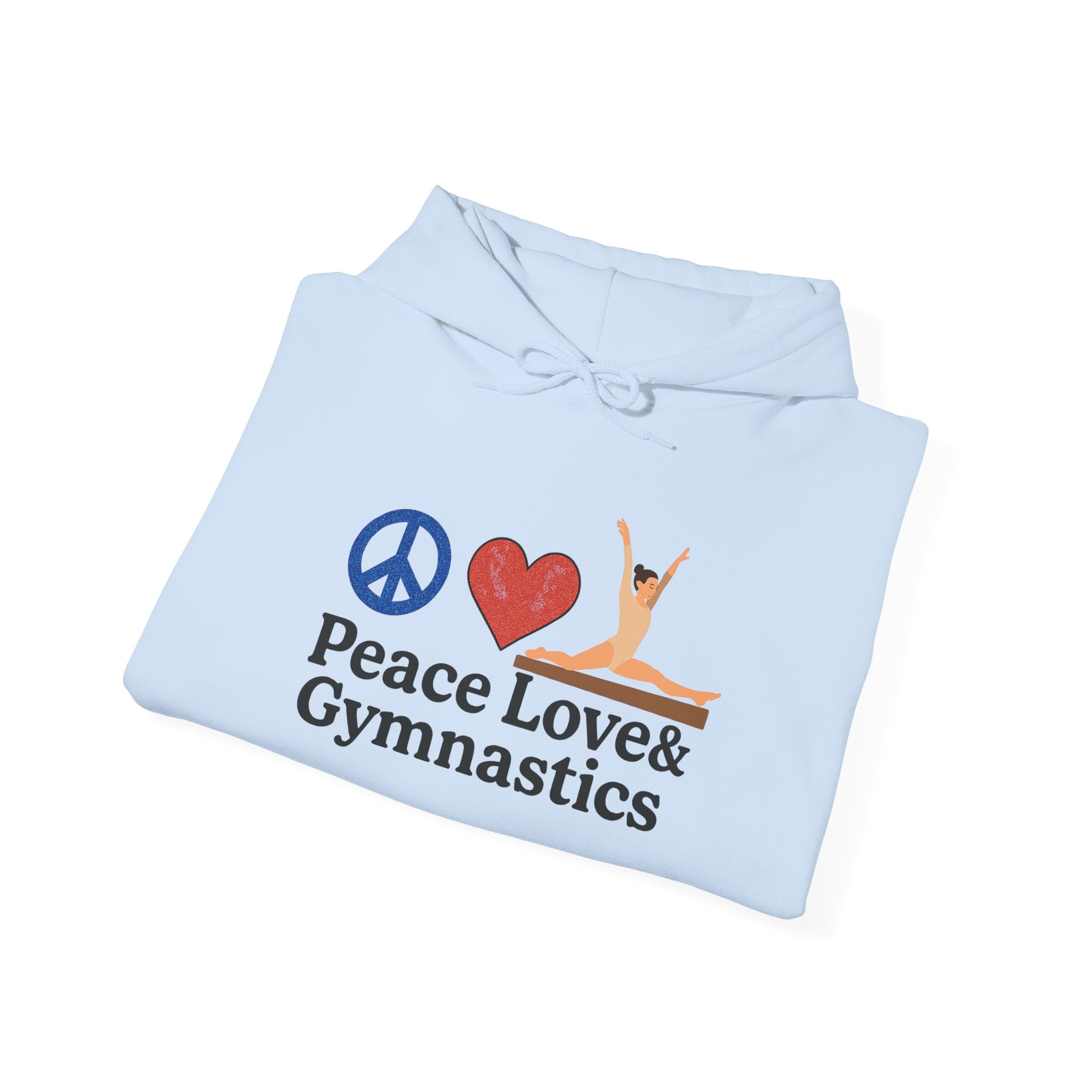 Peace, Love & Gymnastics Hoodie