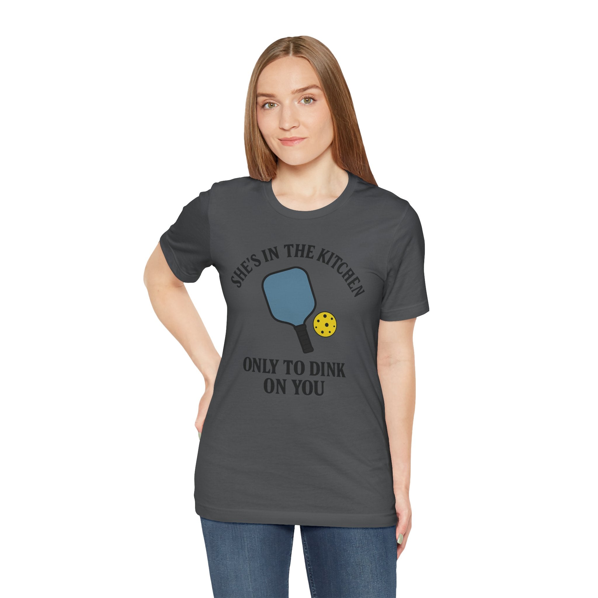 She's In The Kitchen Pickleball Unisex Tee