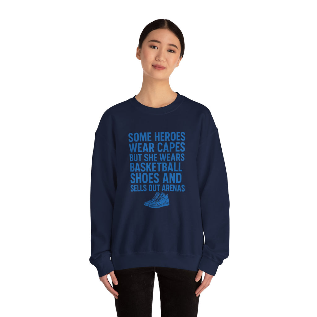 Basketball Hero Sweatshirt | Unisex Heavy Blend Crewneck