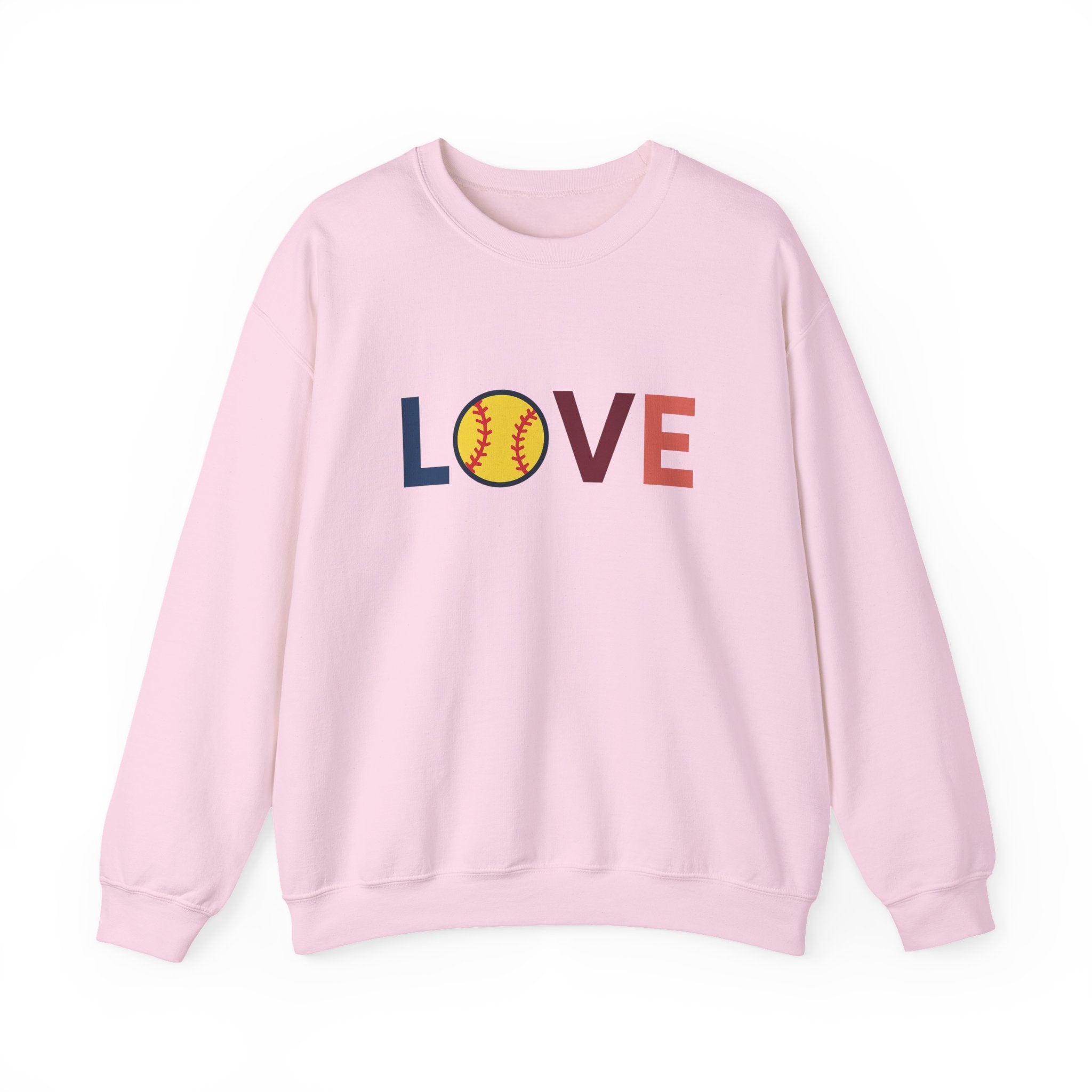 Love Baseball Crewneck Sweatshirt