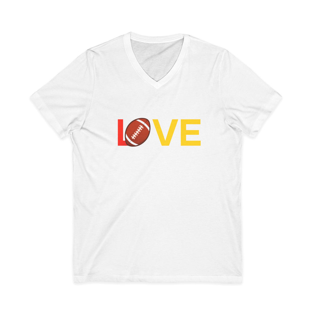 Football Love V-Neck Tee