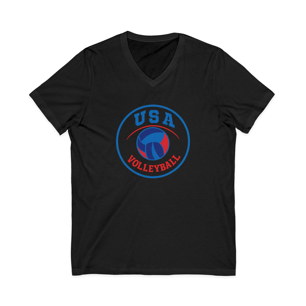 USA Volleyball V-Neck Tee