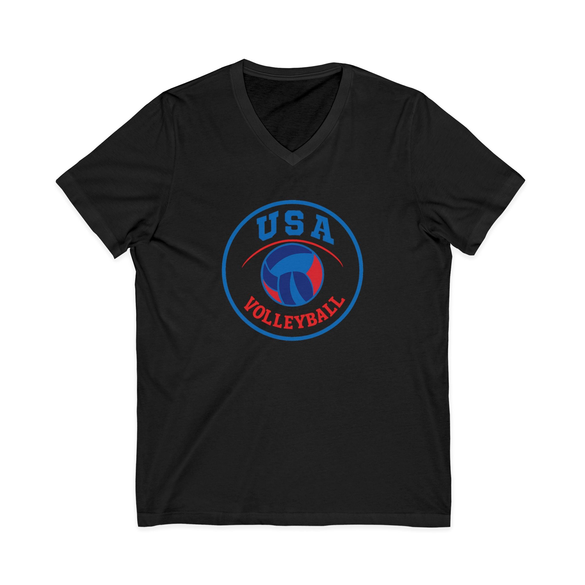 USA Volleyball V-Neck Tee