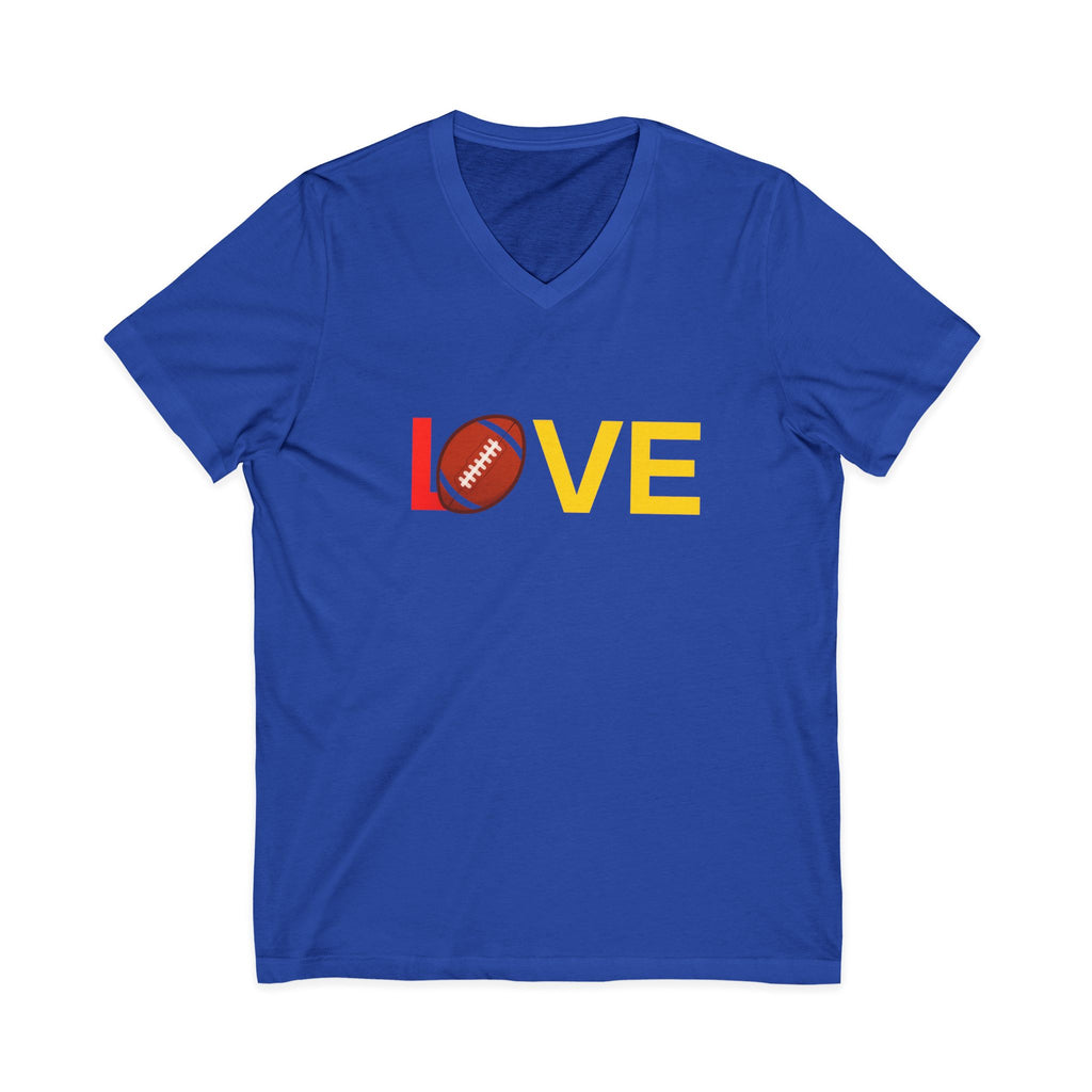 Football Love V-Neck Tee