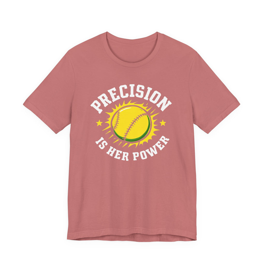 Softball Empowerment Tee - Precision is Her Power