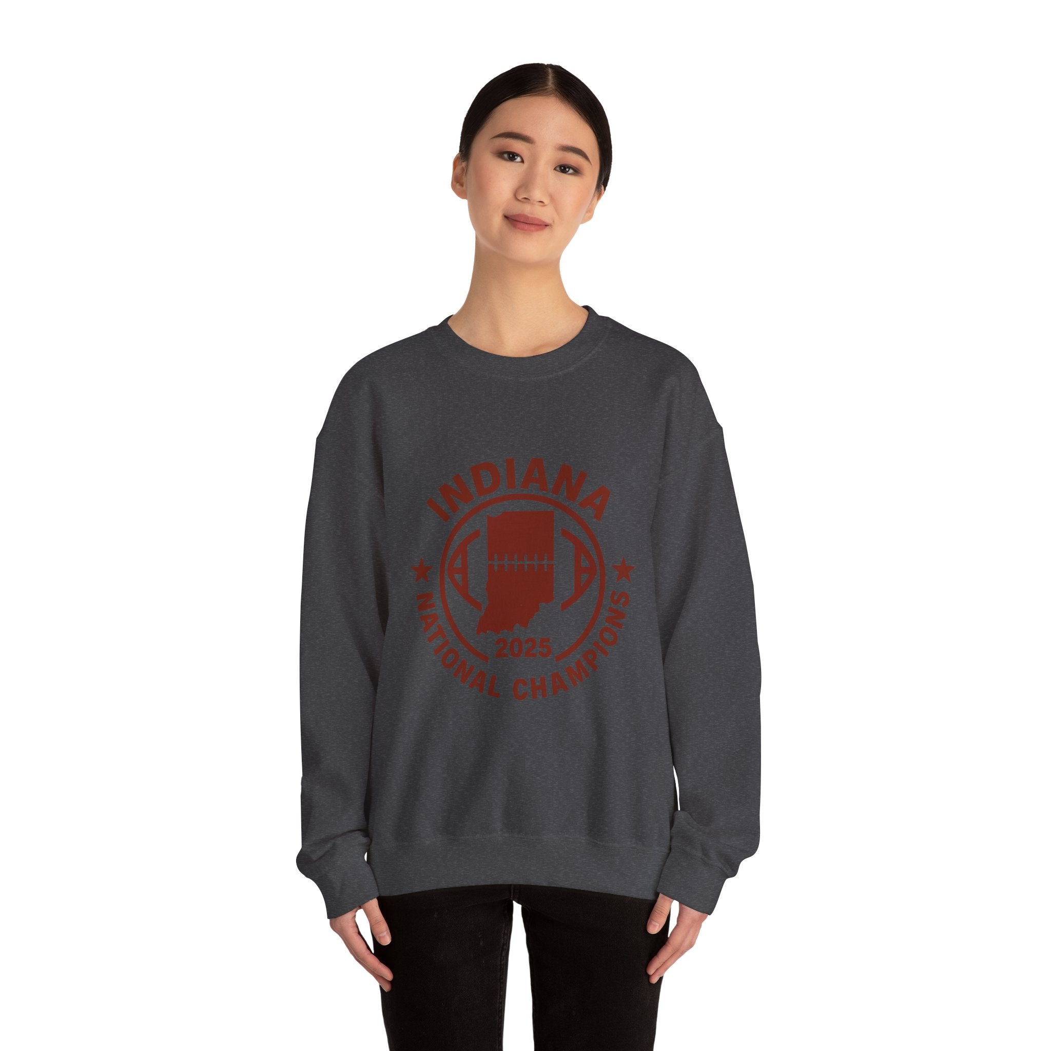 Indiana National Champions 2025 Football Crewneck Sweatshirt