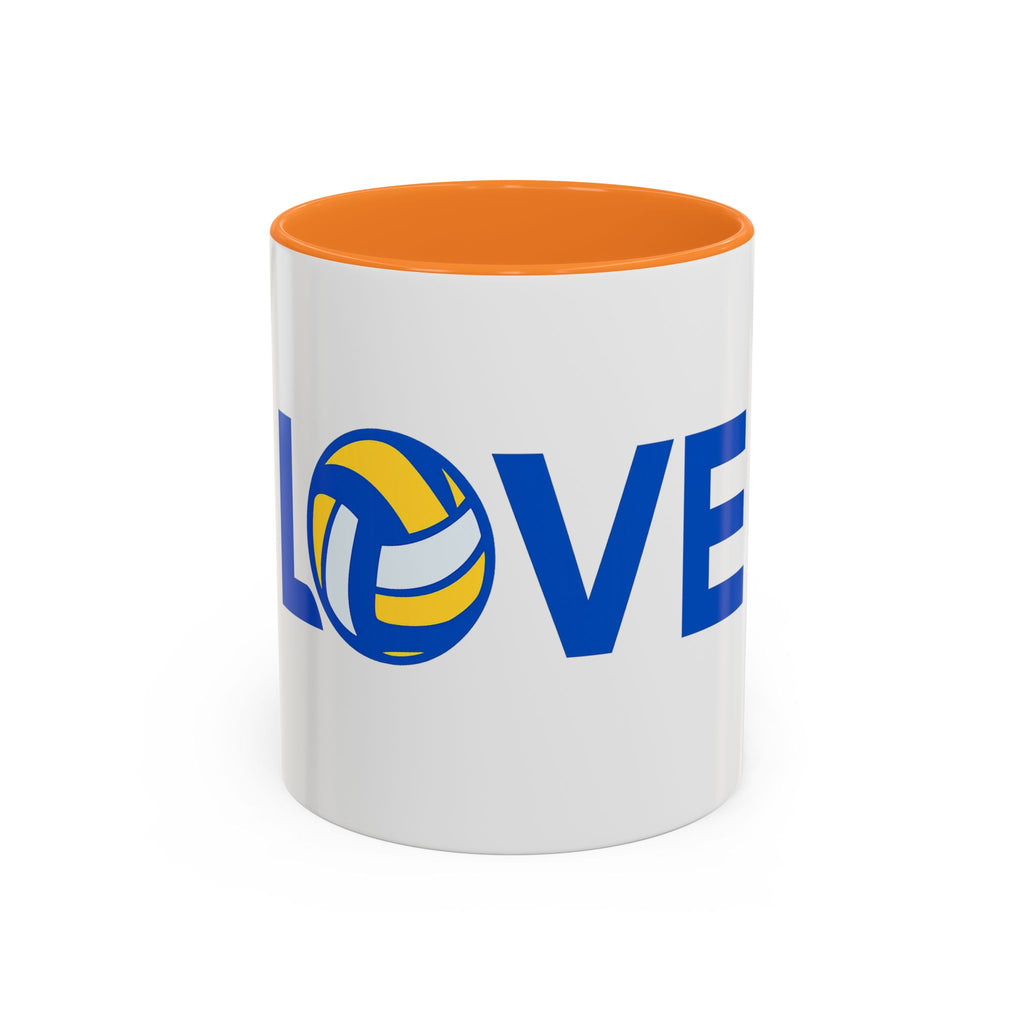 Volleyball Love Mug - 11oz & 15oz Colorful Coffee Cup