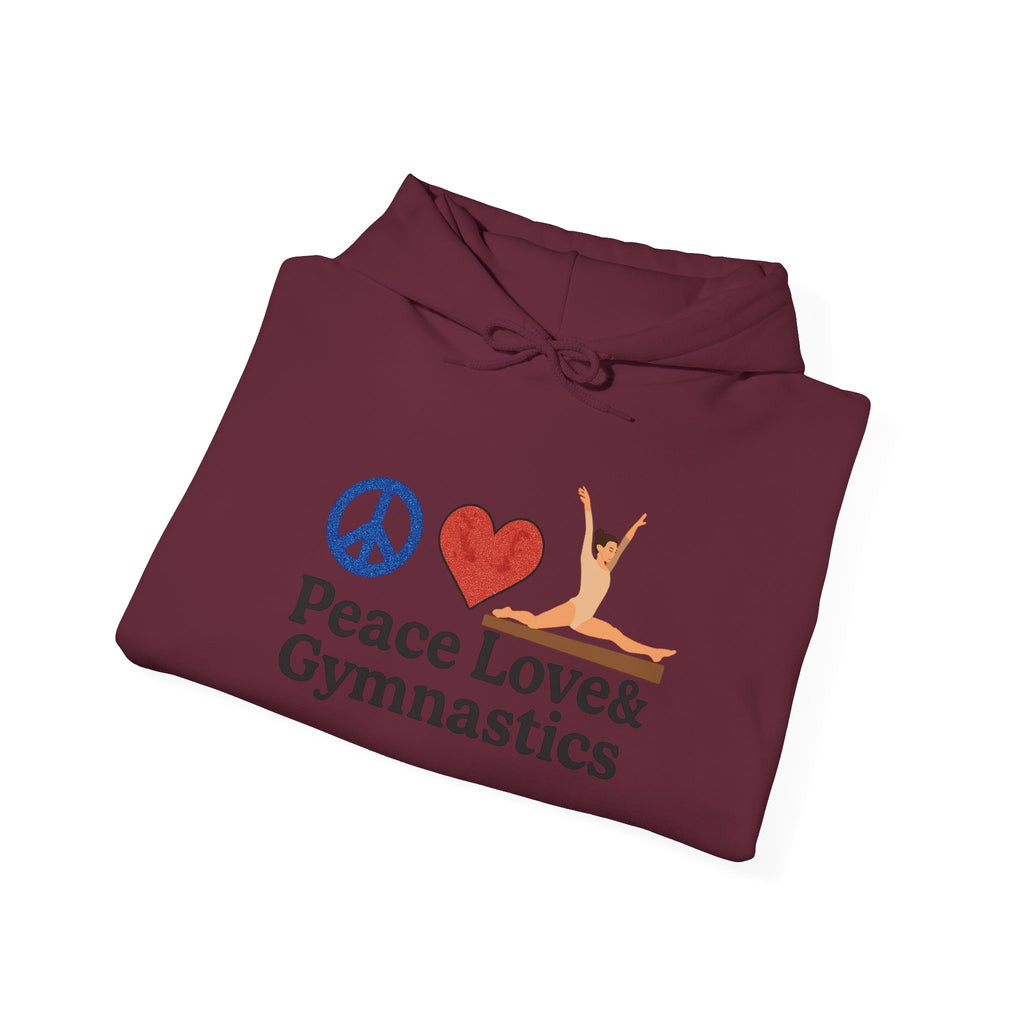 Peace, Love & Gymnastics Hoodie