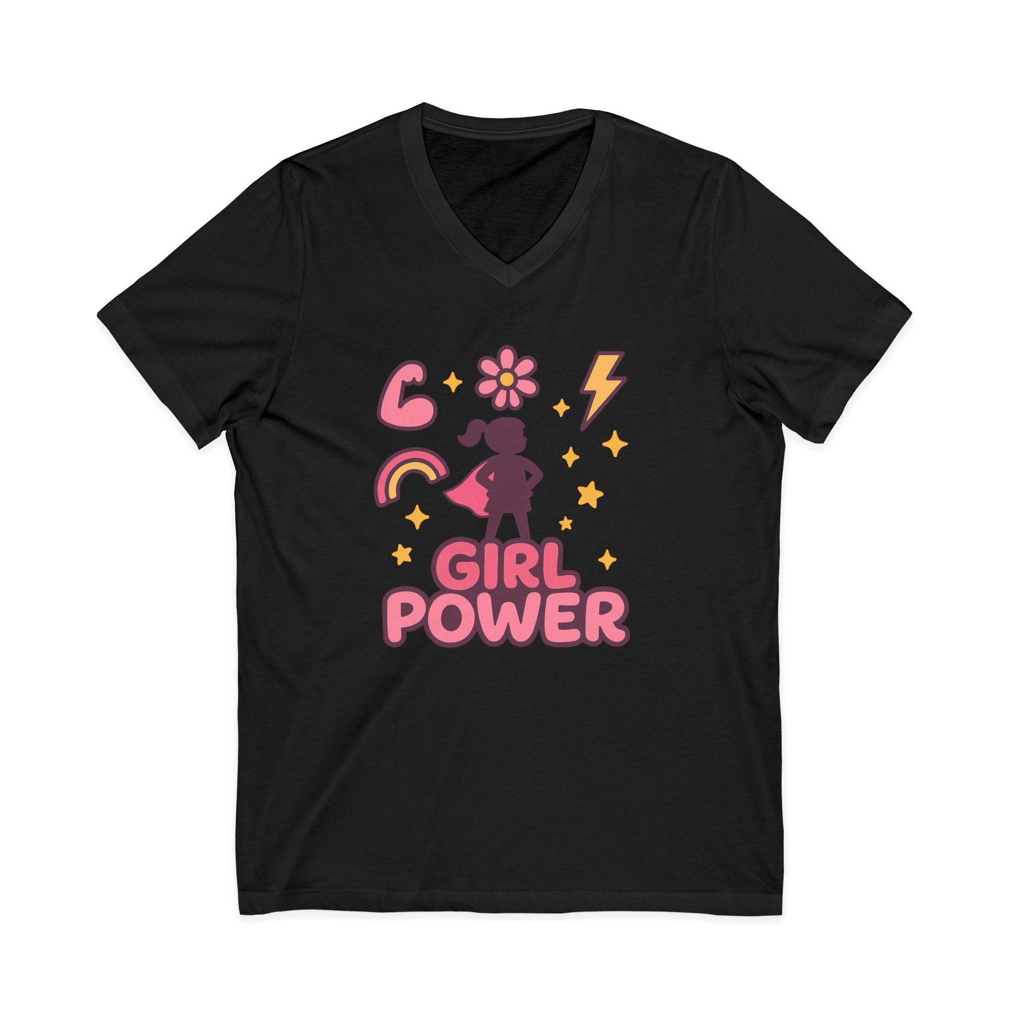 Girl Power V-Neck Tee