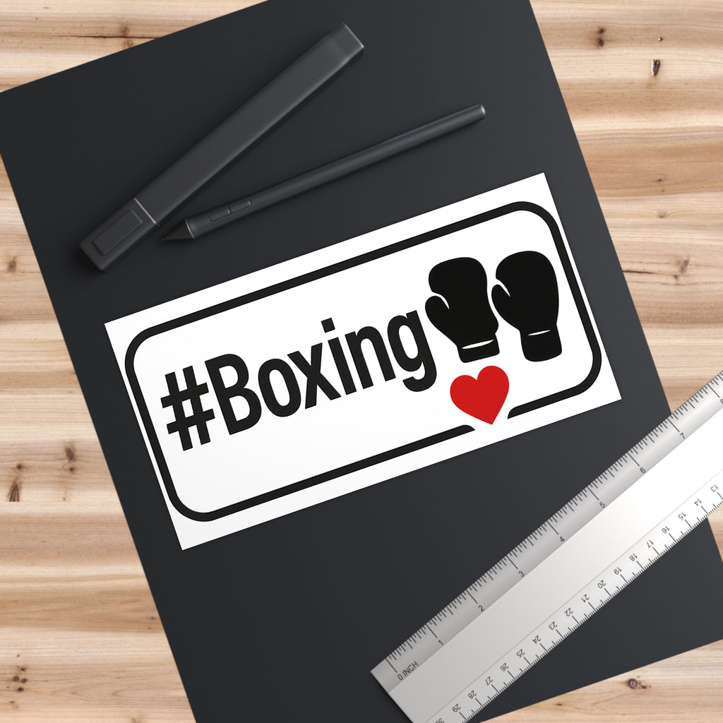Boxing Love Bumper Sticker