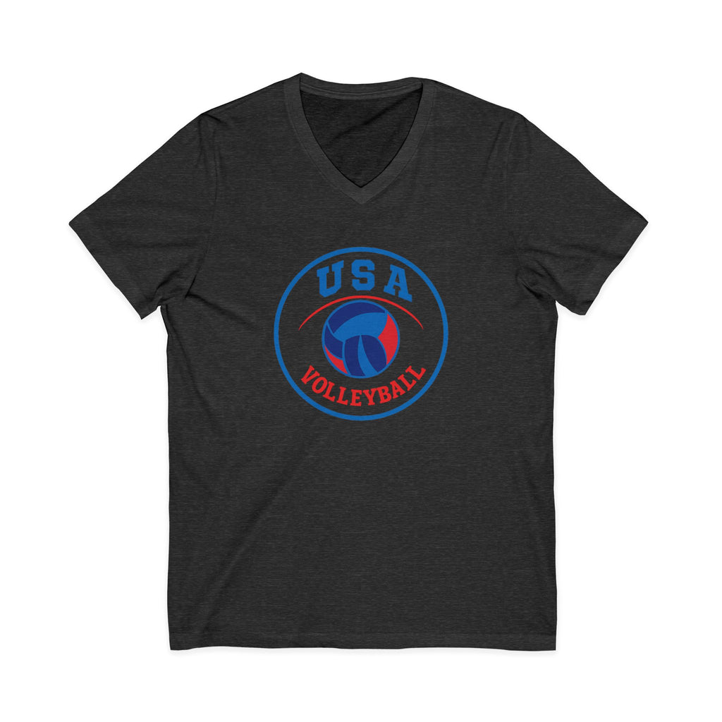 USA Volleyball V-Neck Tee