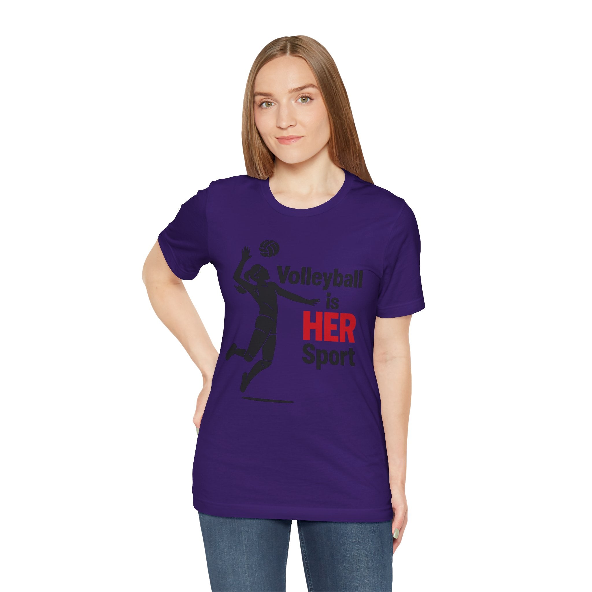 Women's Sports Pride Tee - Volleyball Is Her Sport
