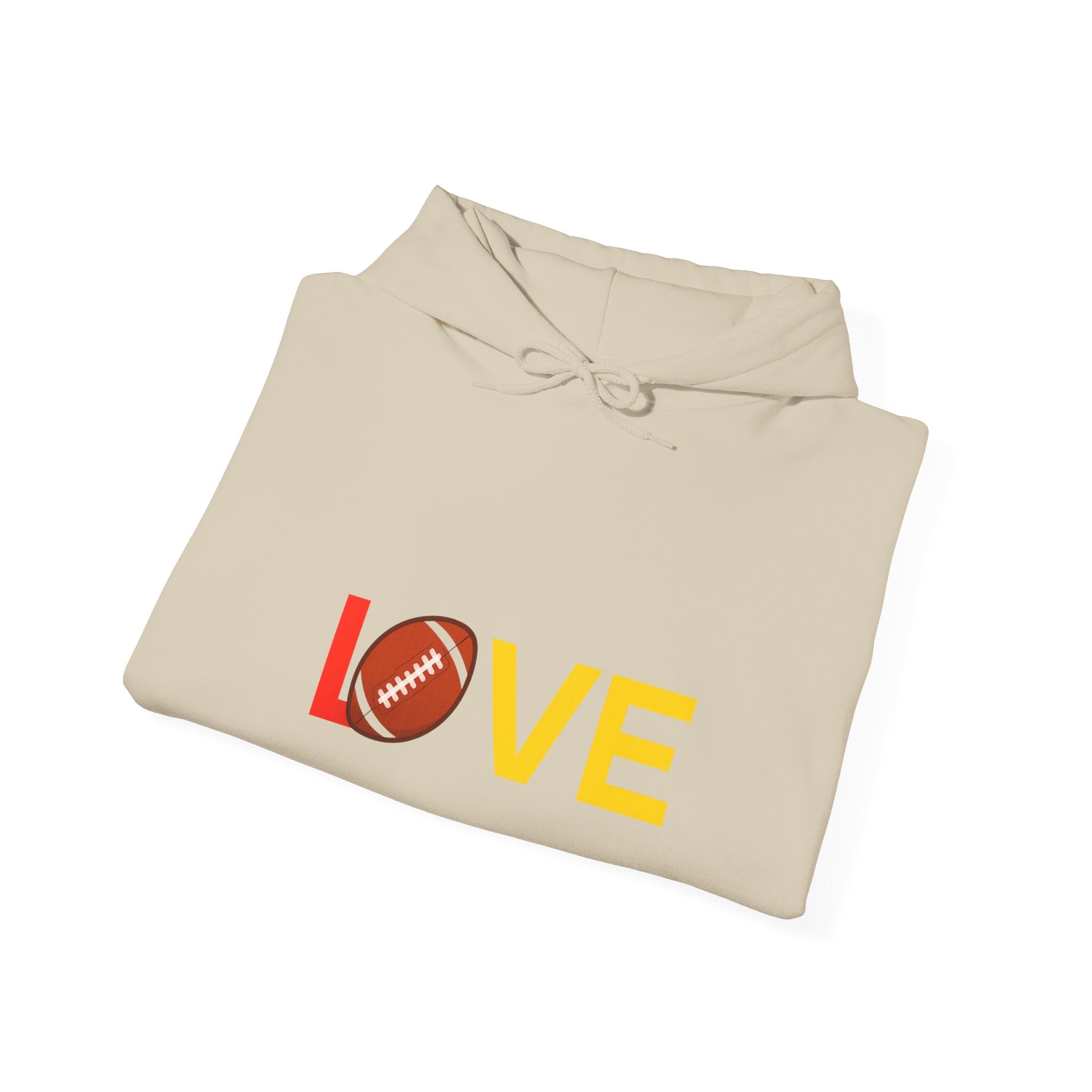 Football Love Hoodie - Heavy Blend