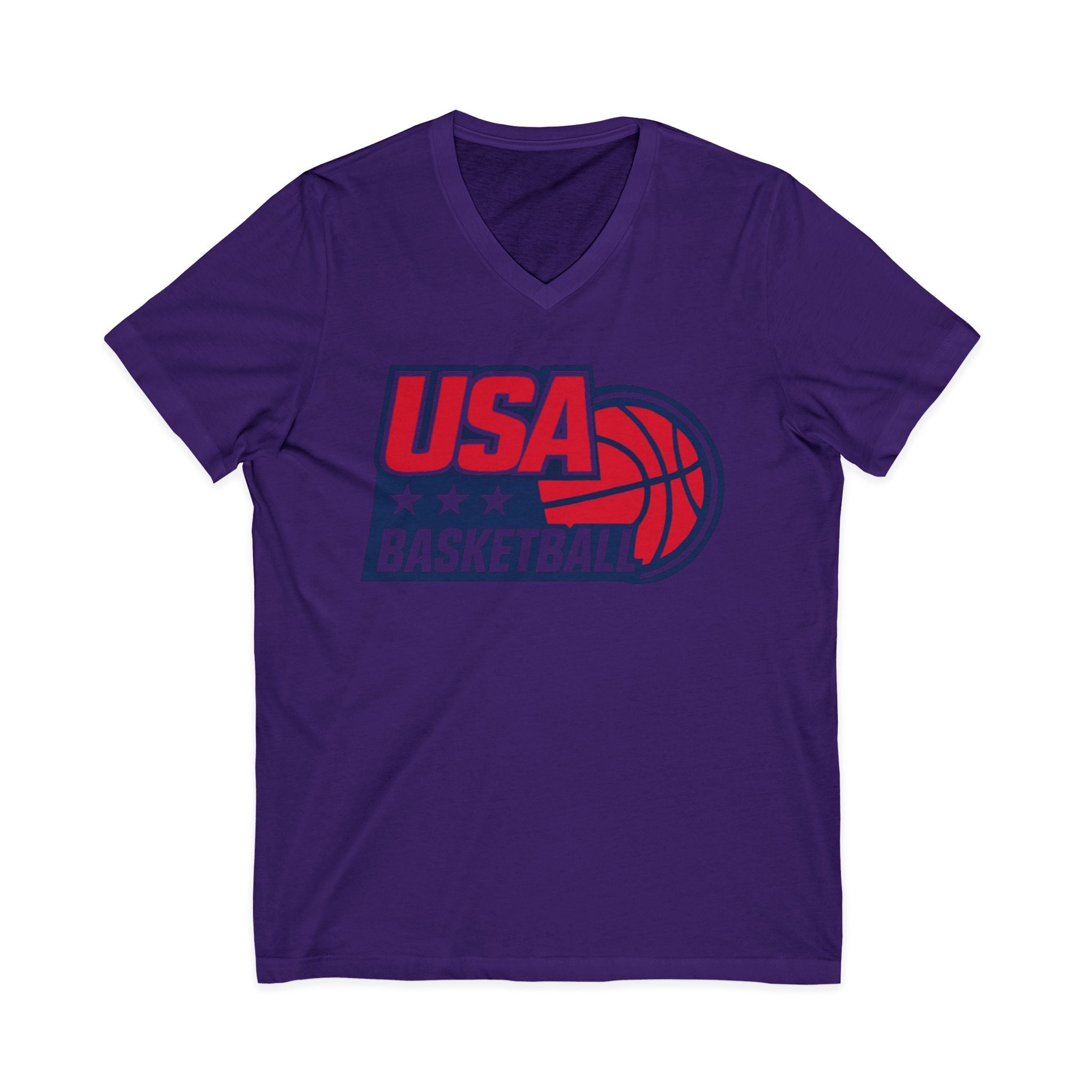 USA Basketball  V-Neck Tee