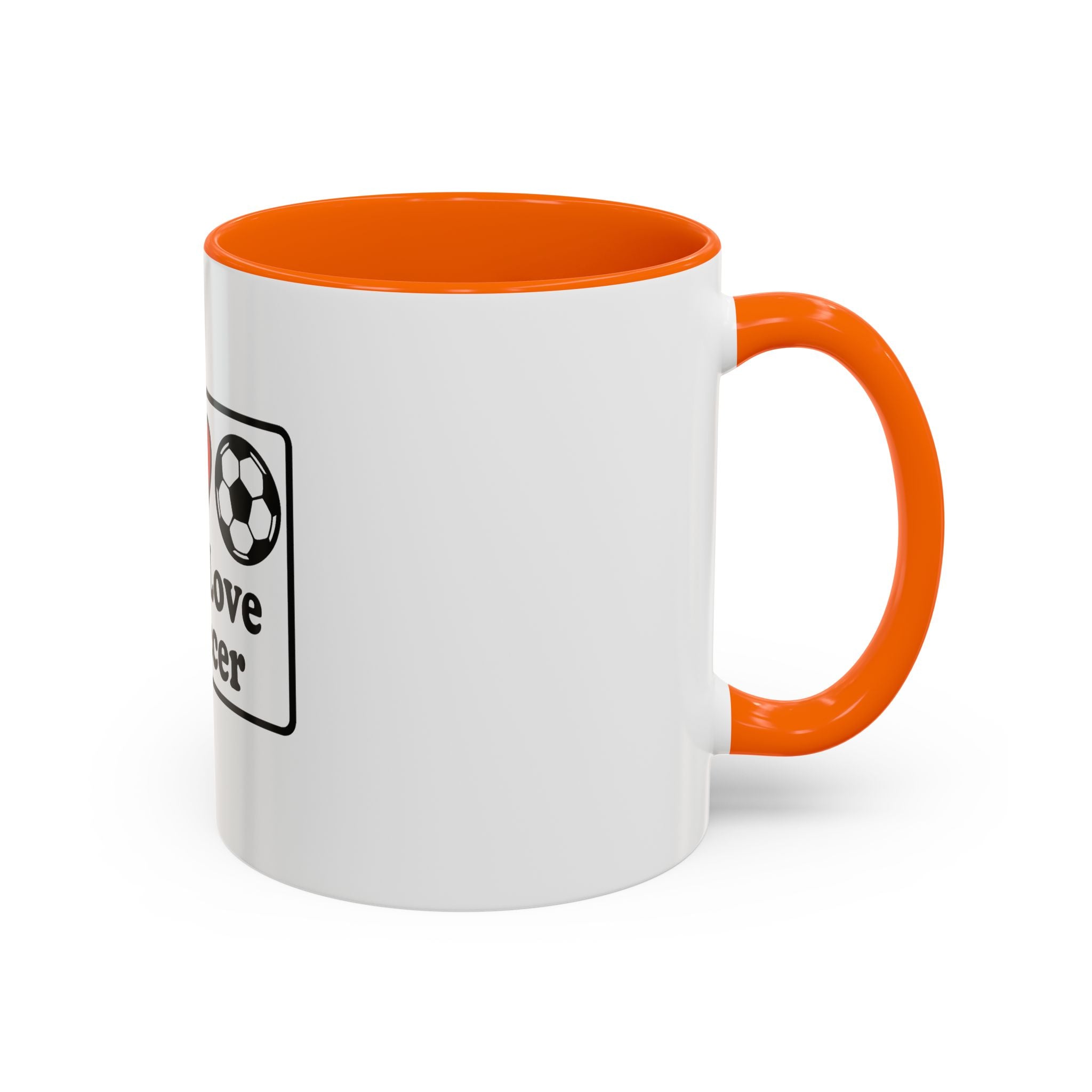 Peace Love & Soccer Coffee Mug - Fun Soccer Gift for Fans