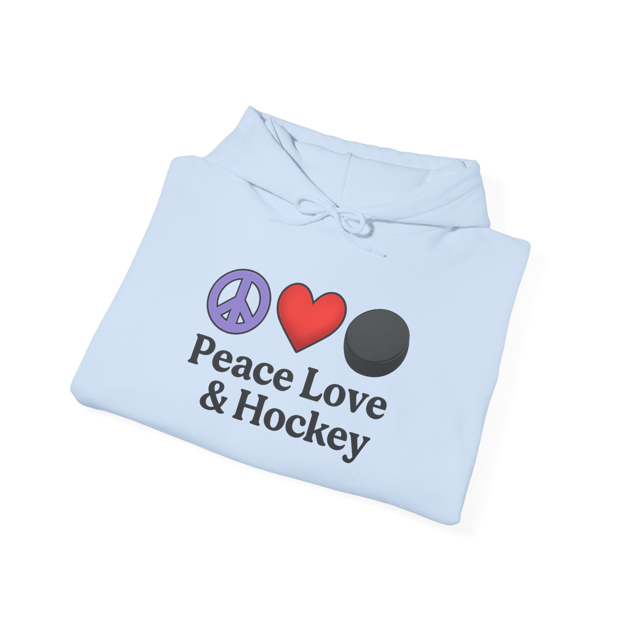 Peace Love & Hockey Hoodie