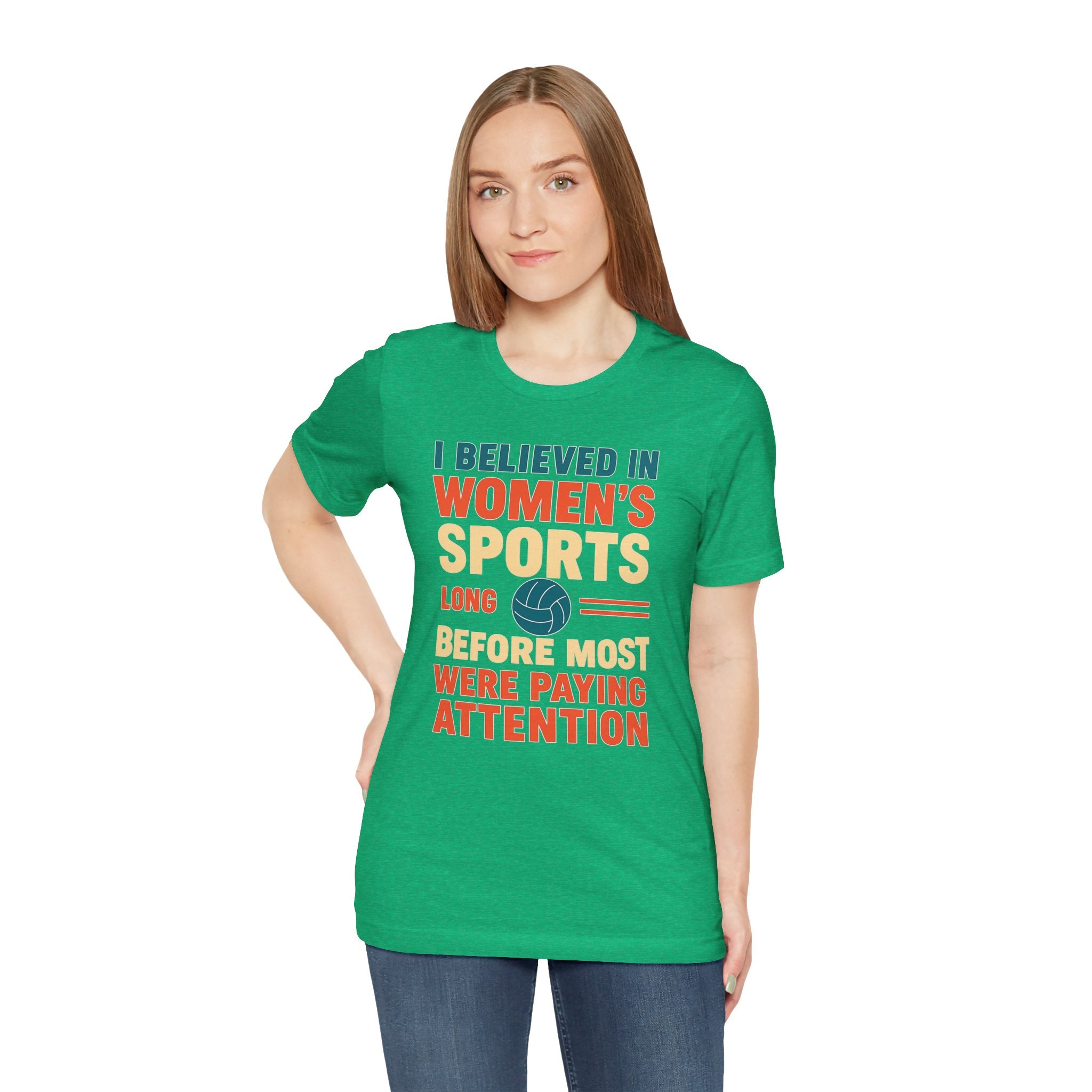 Women's Sports Pride Tee - I believed In Women's Sports