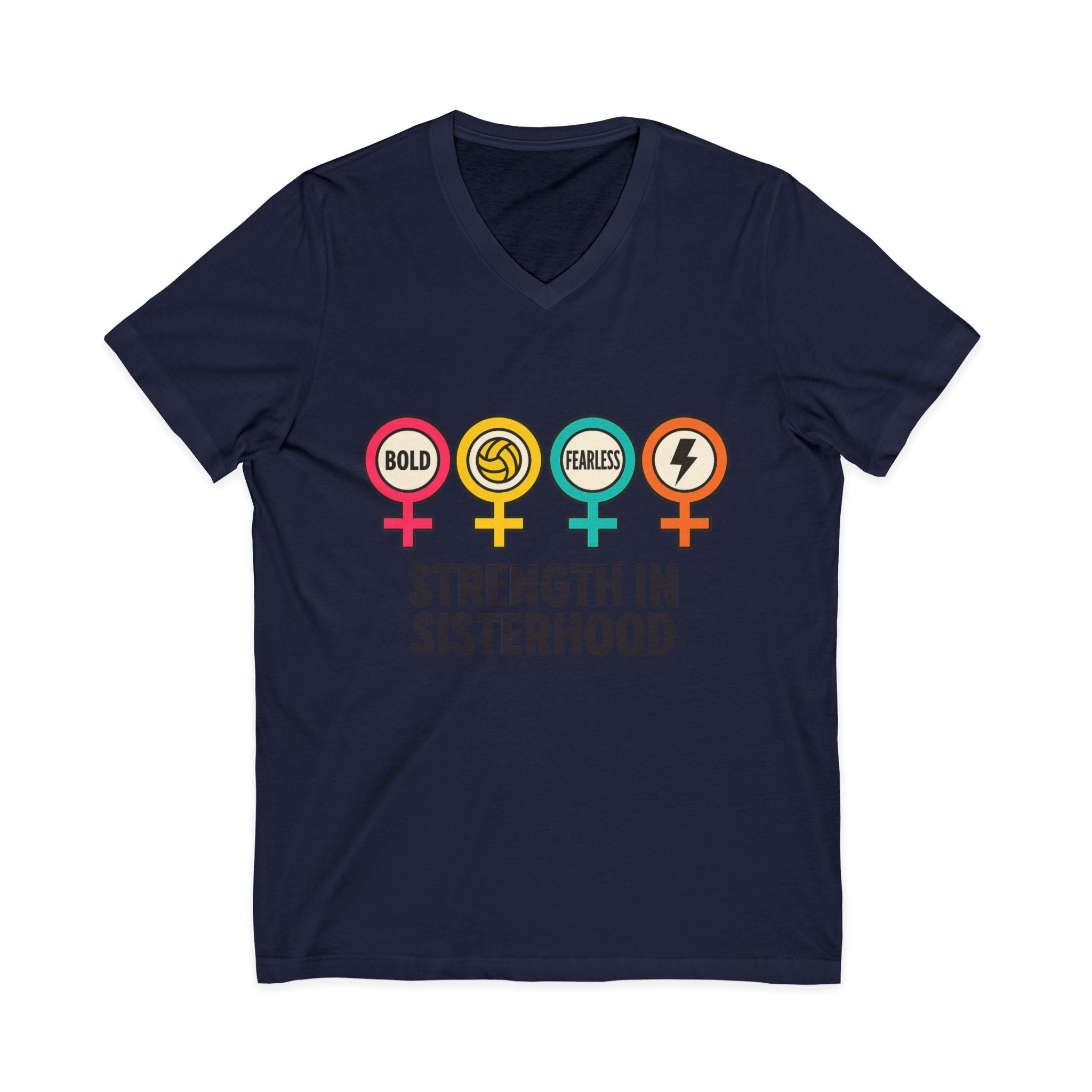 Strength in Sisterhood V-Neck Tee