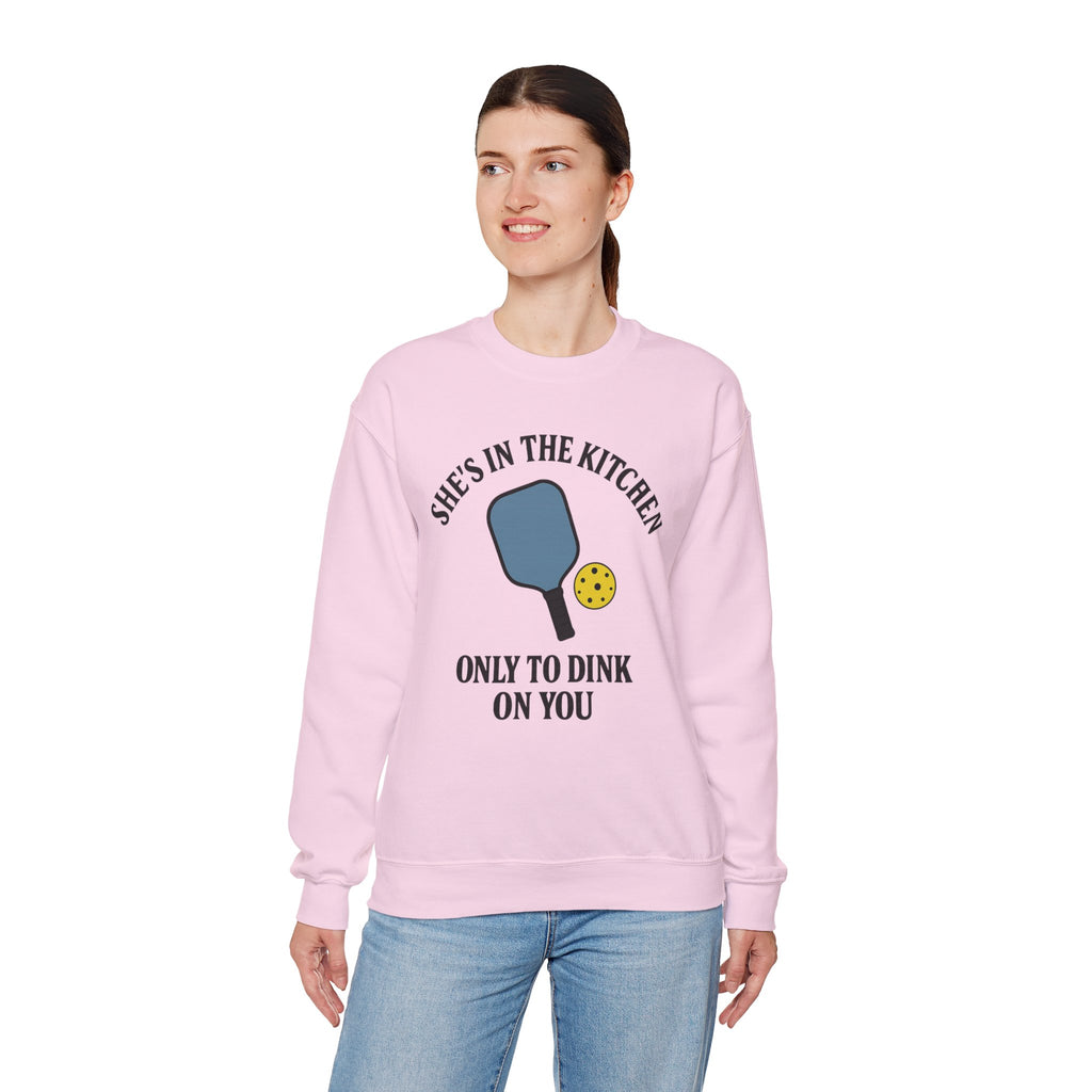 She's In The Kitchen Sweatshirt, Unisex Crewneck