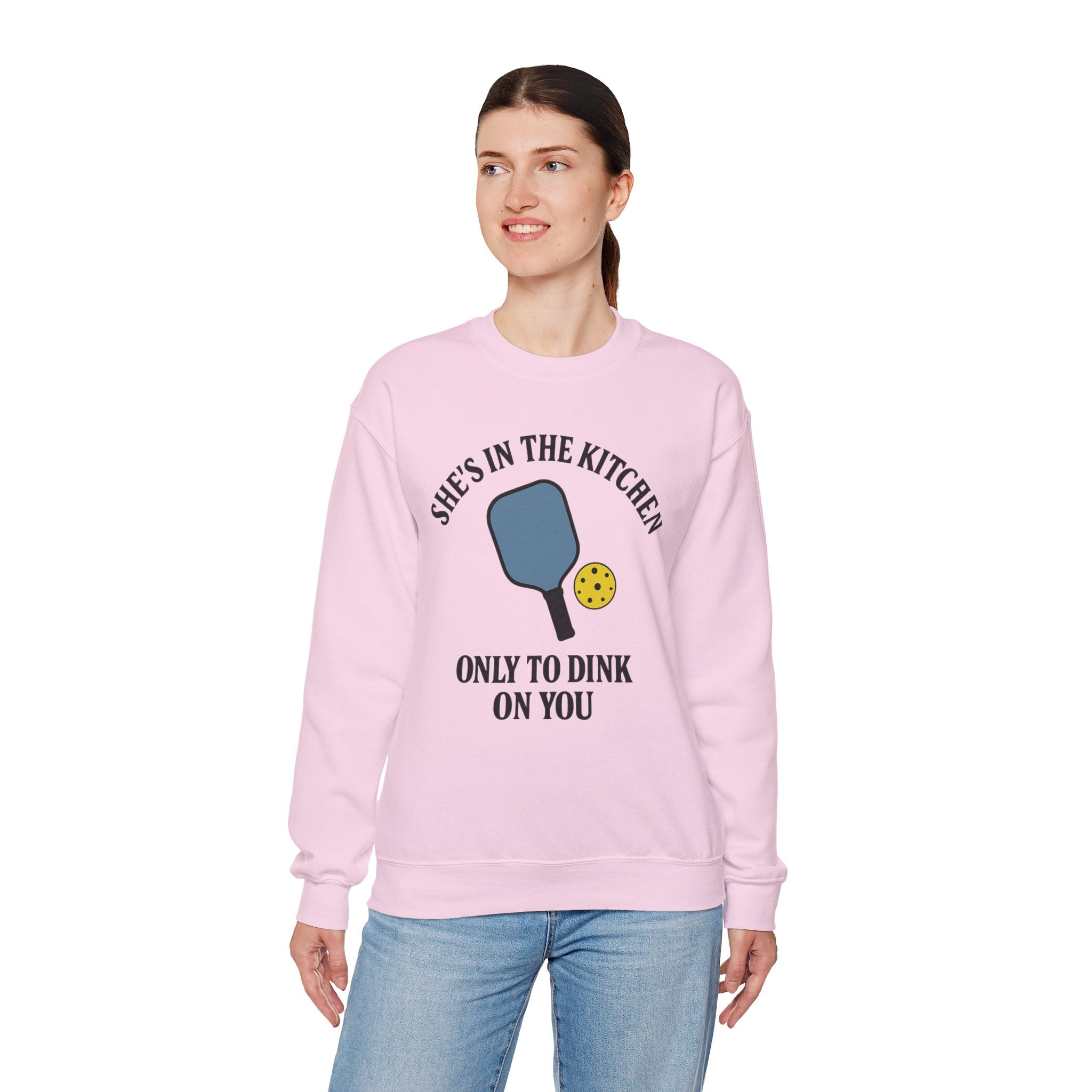 She's In The Kitchen Sweatshirt, Unisex Crewneck
