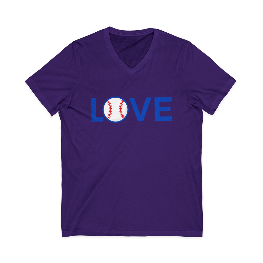 Baseball Love V-Neck Tee