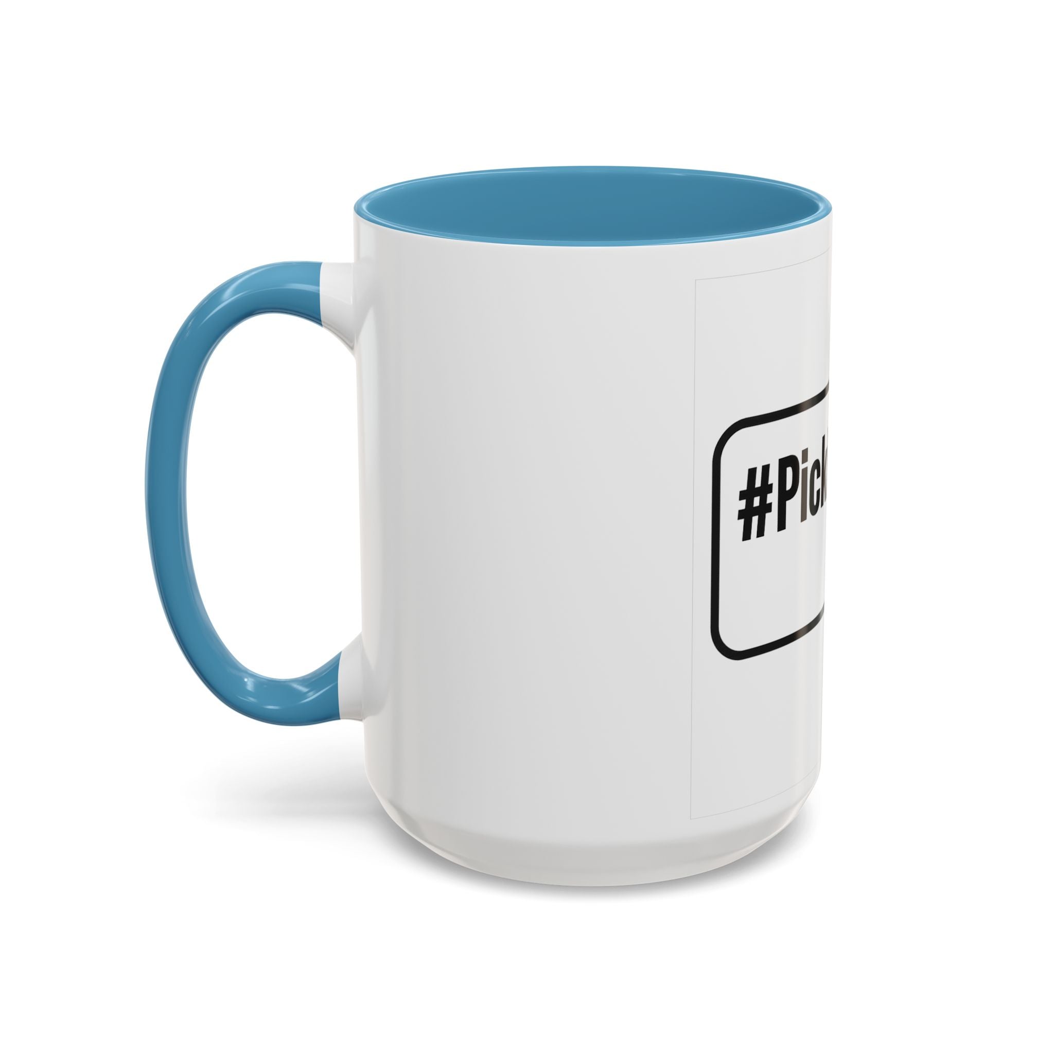 #Pickleball Accent Coffee Mug — Pickleball Paddle & Ball Design (11/15 oz)