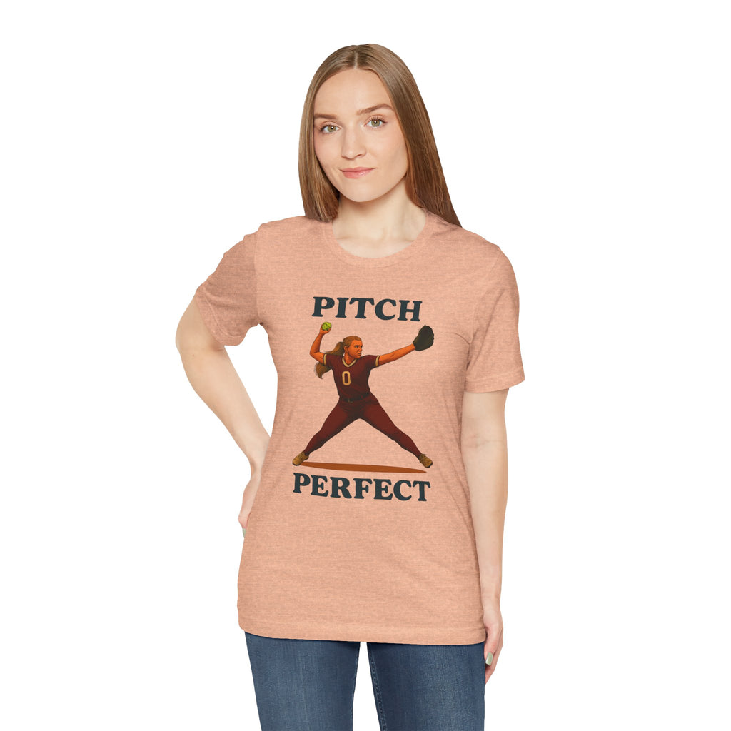 Pitch Perfect Softball Tee, Unisex Jersey T-Shirt