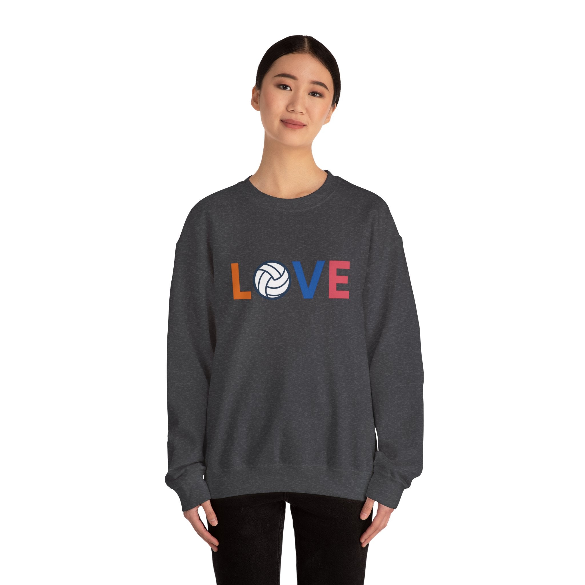 Volleyball Love Sweatshirt - Cozy Unisex Crewneck