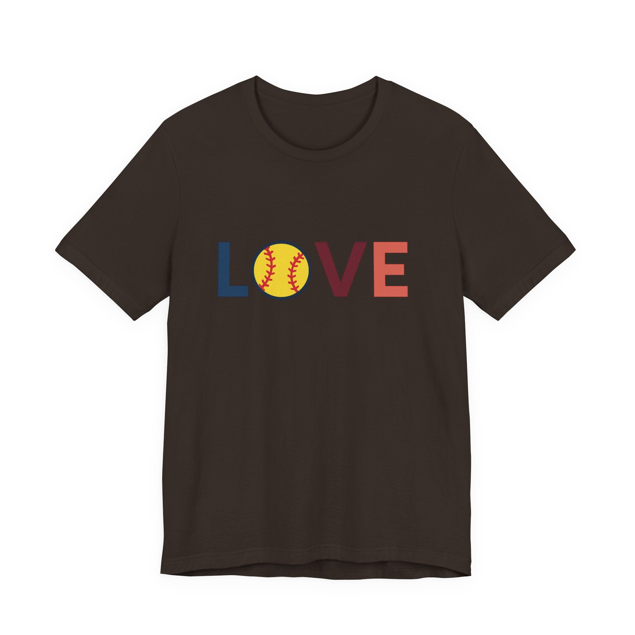 Softball Love Tee, Unisex T-Shirt, Gift for Sports Lovers