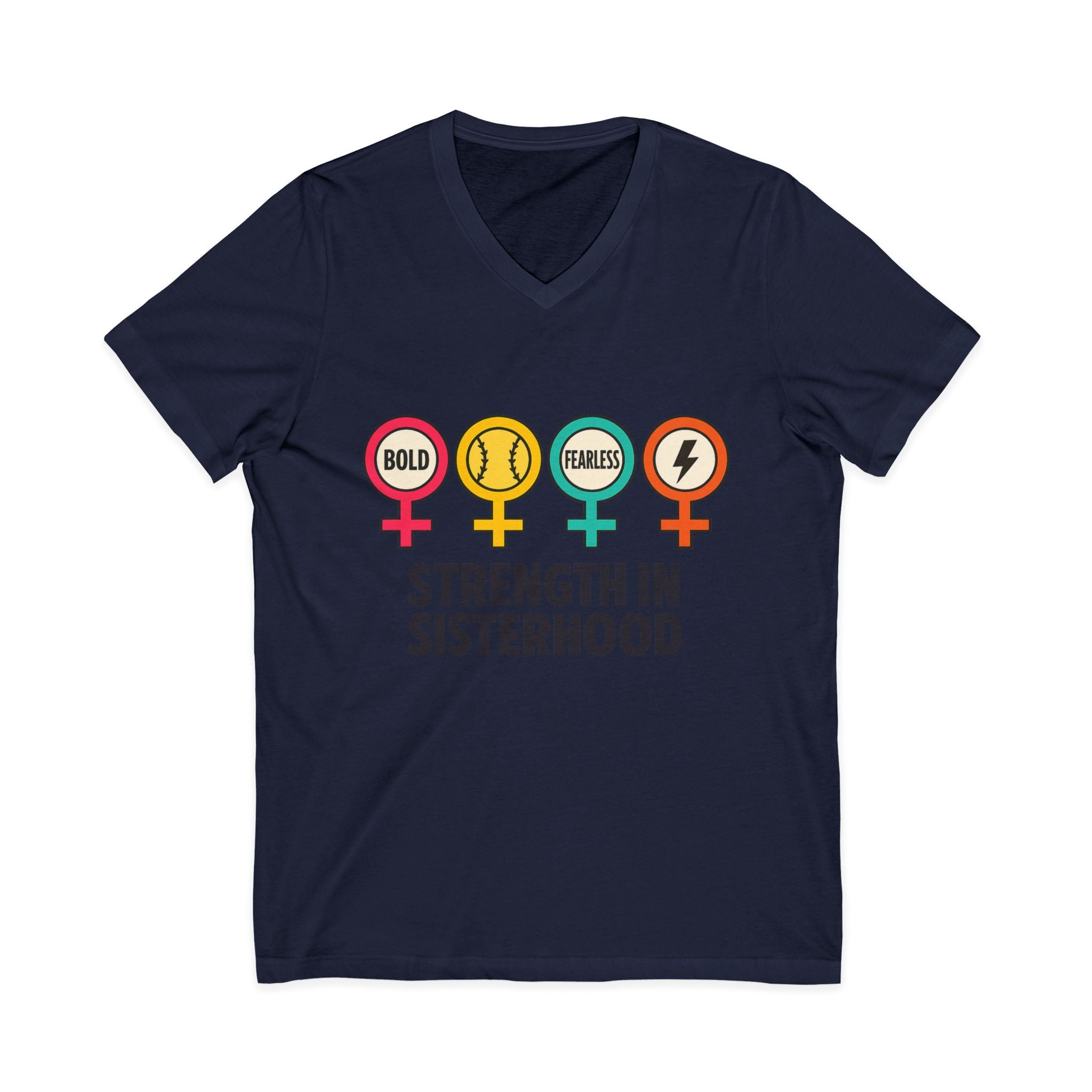 Strength in Sisterhood V-Neck Tee