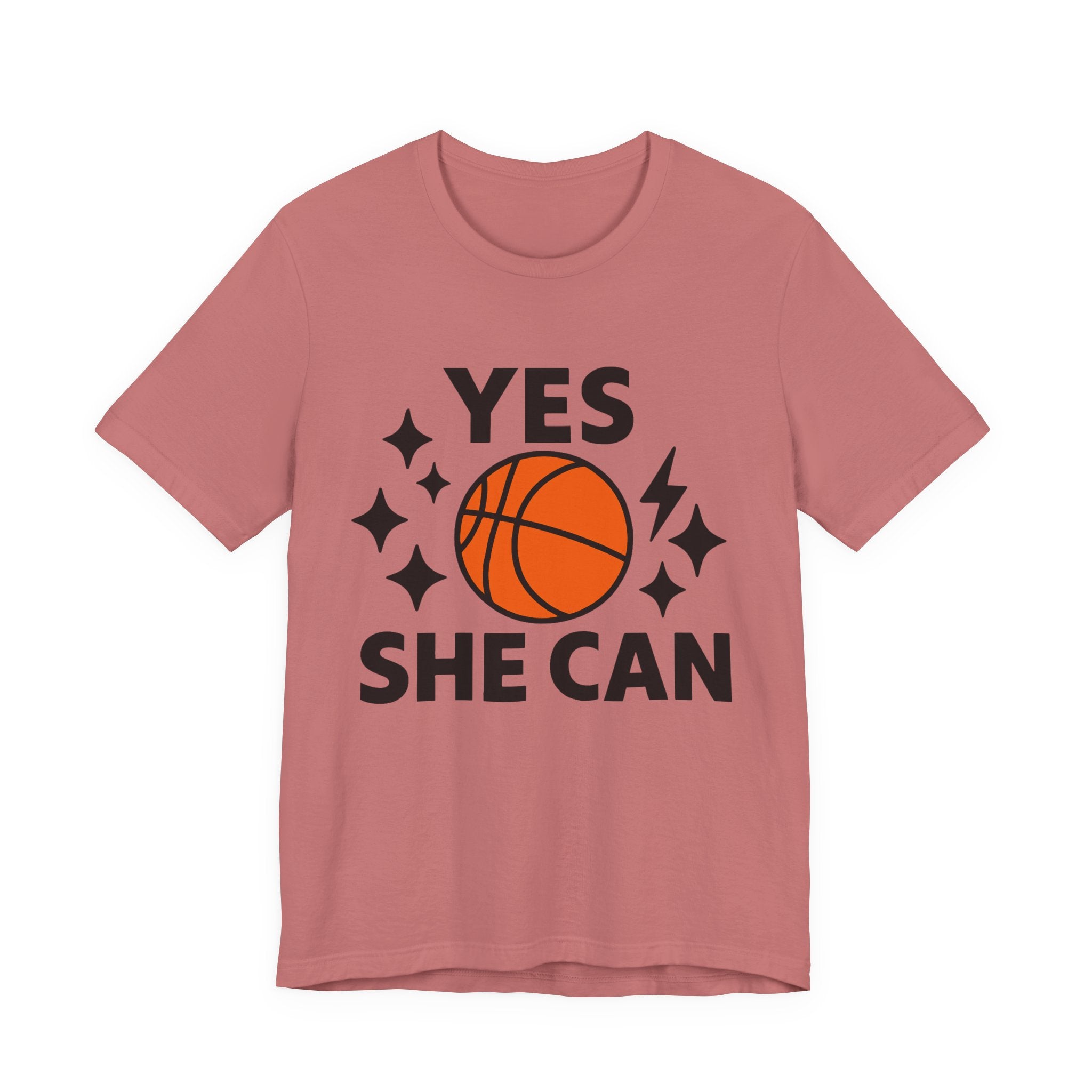 Yes, She Can Basketball Unisex Tee