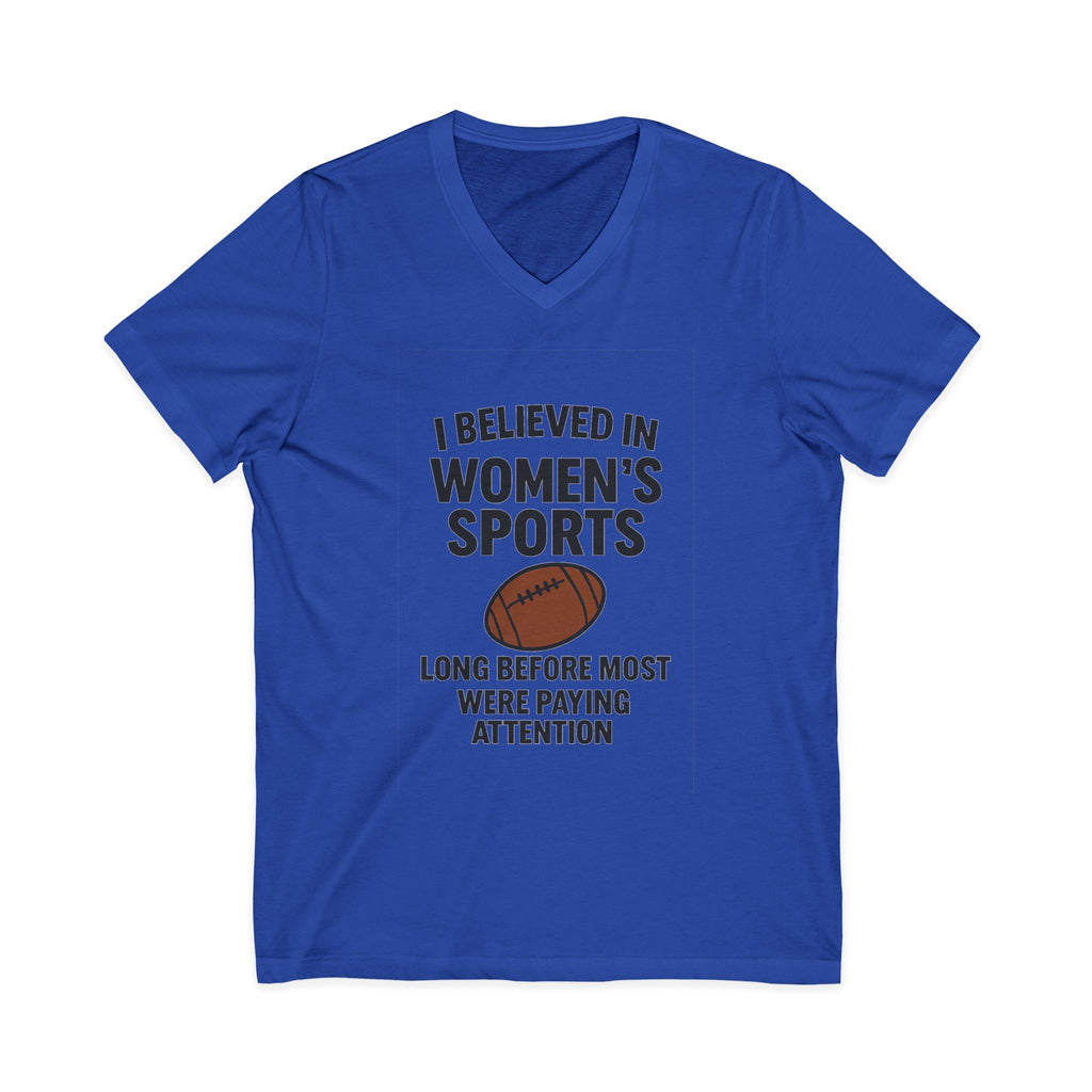 Women's Sports Advocacy V-Neck Tee