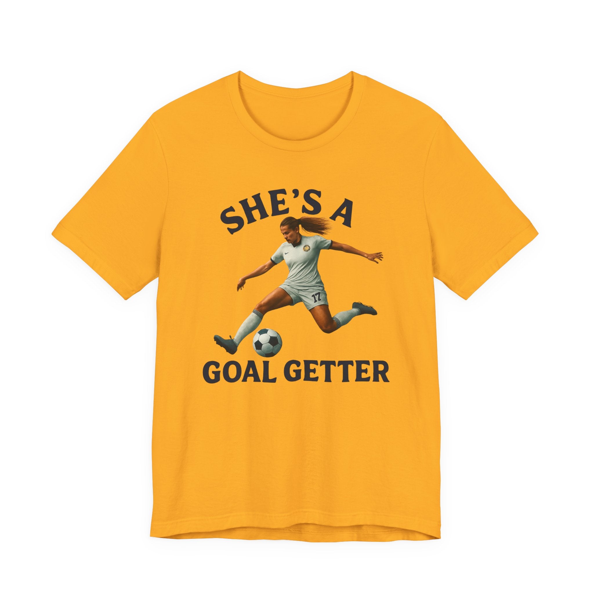 Goal Getter Unisex Jersey Tee | Soccer Shirt for Sports Lovers
