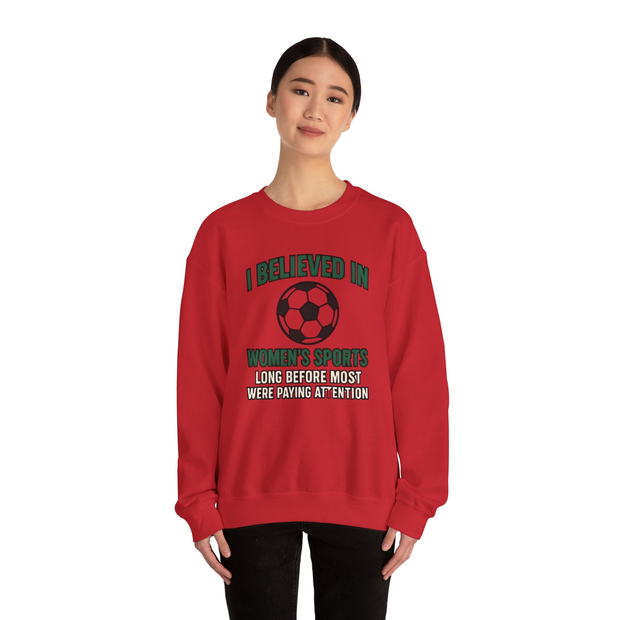 Empowering Women’s Sports Crewneck Sweatshirt