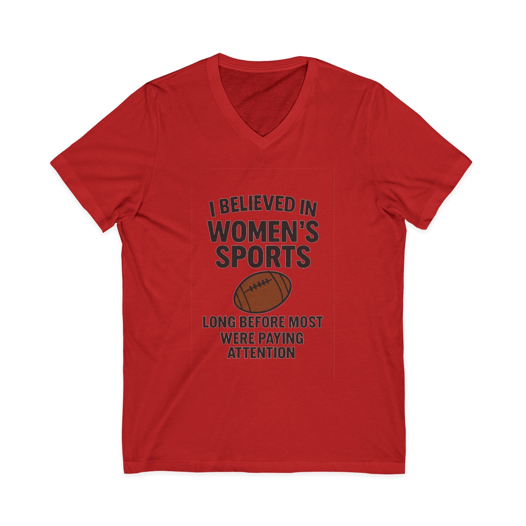 Women's Sports Advocacy V-Neck Tee