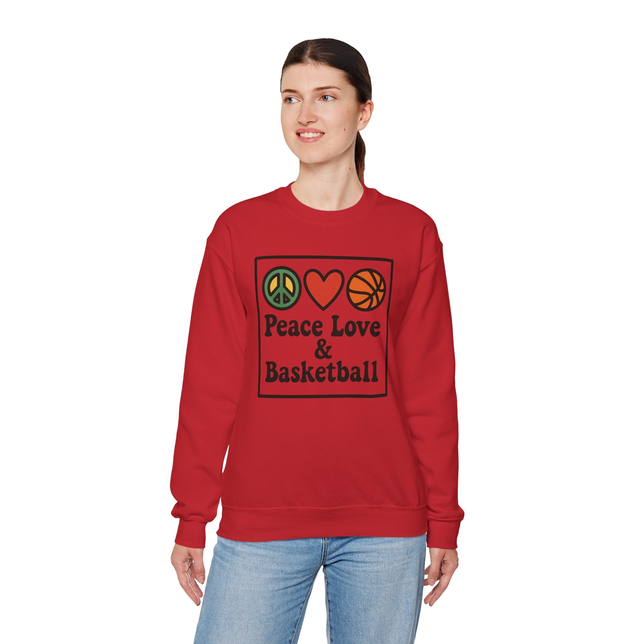 Peace Love & Basketball Sweatshirt