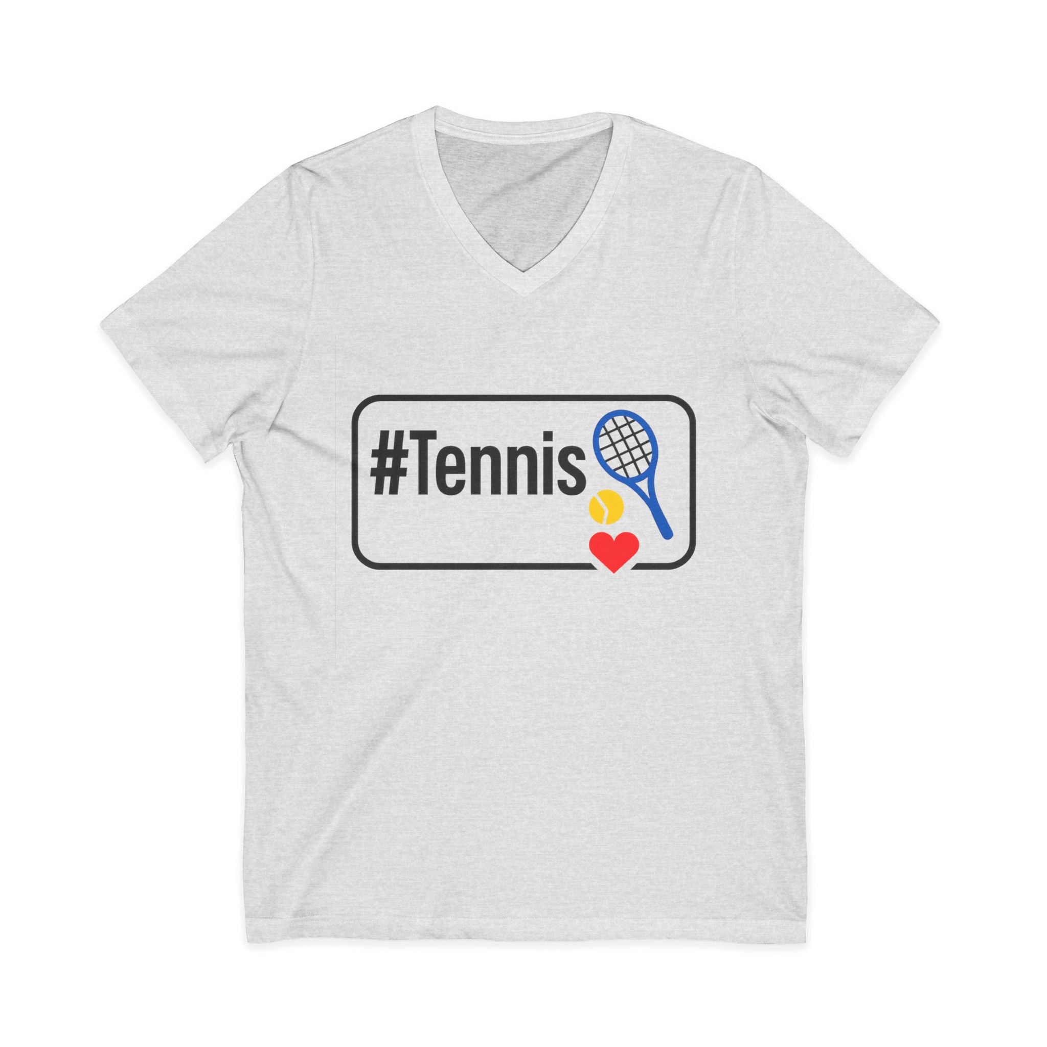 Tennis Love Unisex V-Neck Tee