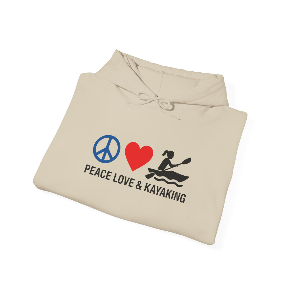 Peace Love & Kayaking Hoodie