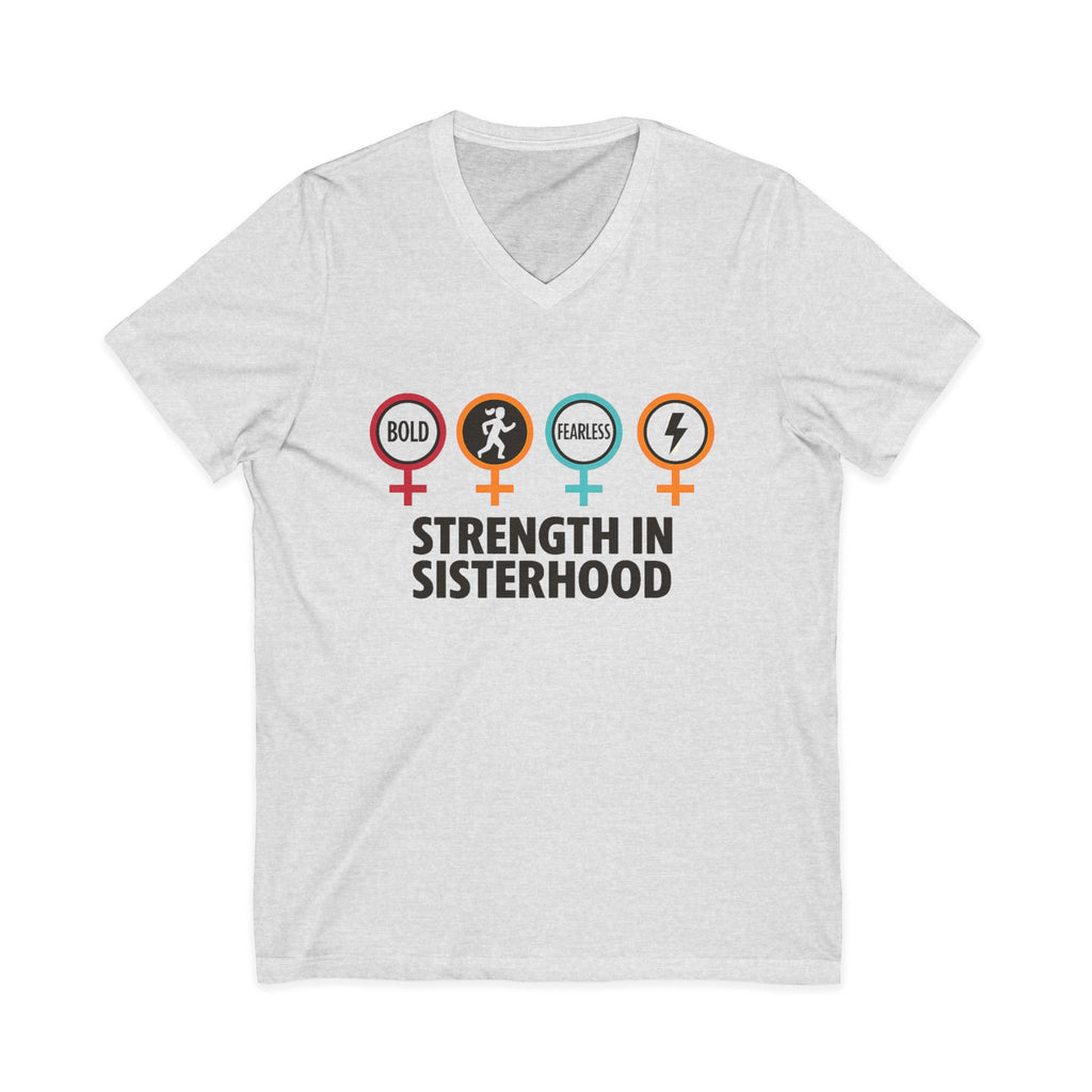 Strength in Sisterhood V-Neck Tee