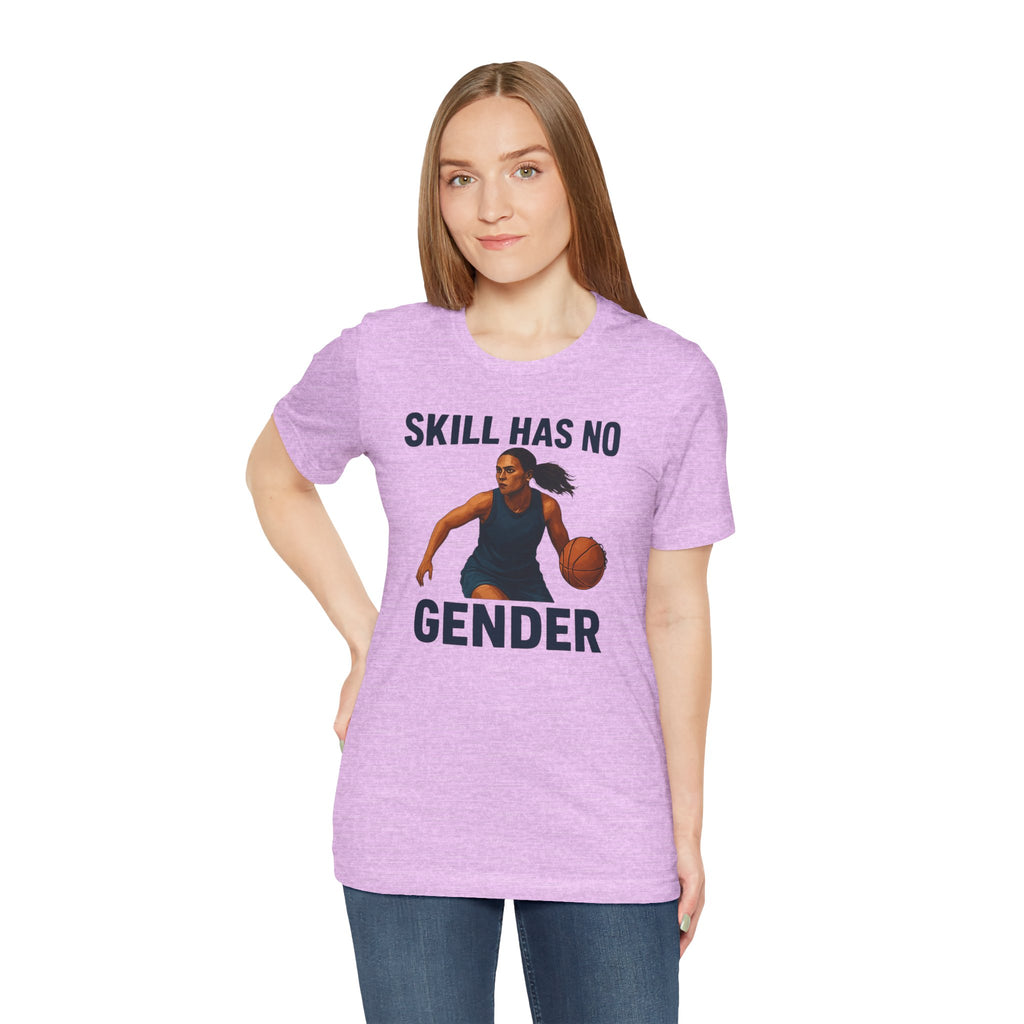 Empowering Basketball Tee - Skill Has No Gender