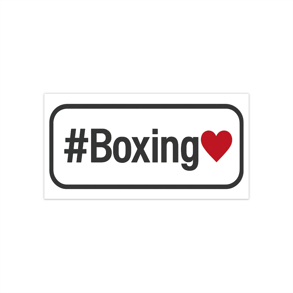 Boxing Love Bumper Sticker