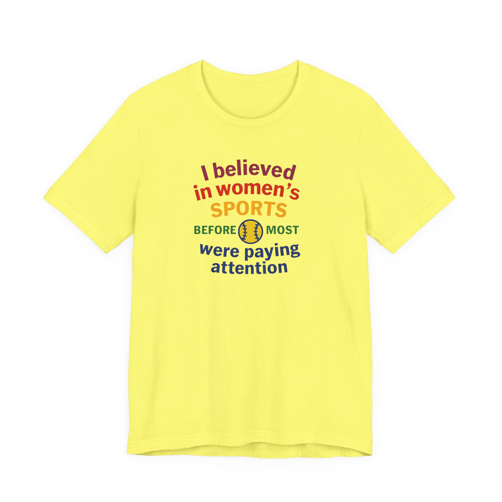 Celebrate Women's Sports Unisex Tee
