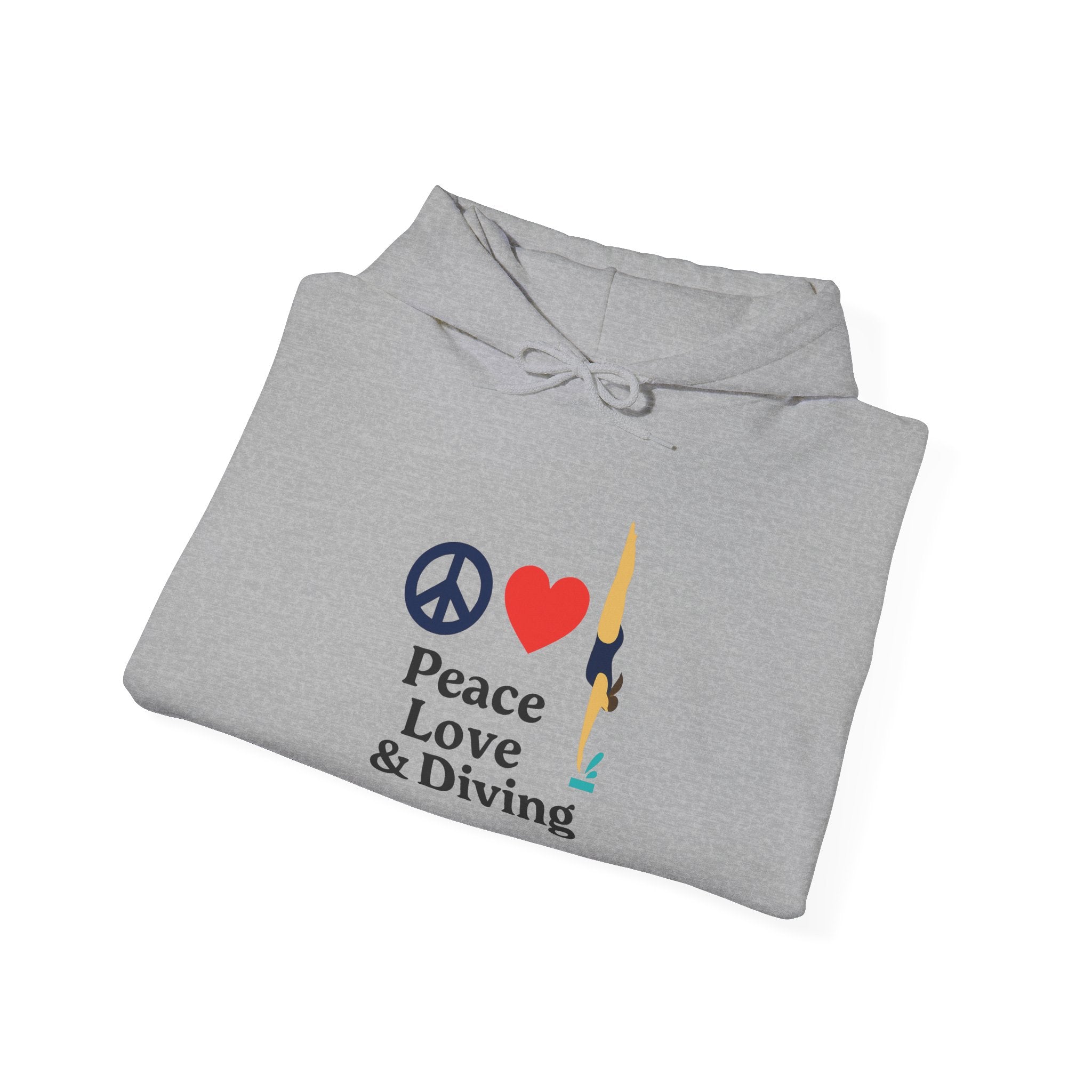 Peace Love & Diving Hoodie
