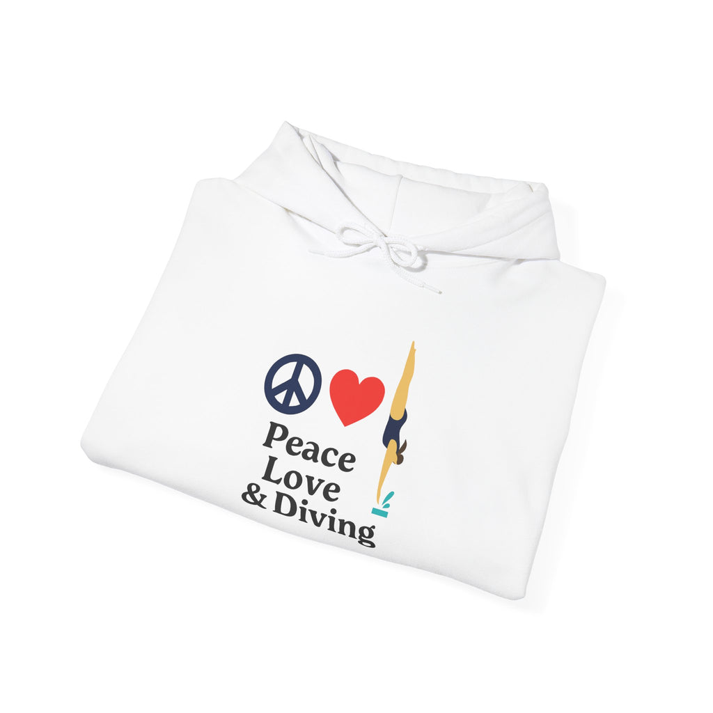Peace Love & Diving Hoodie