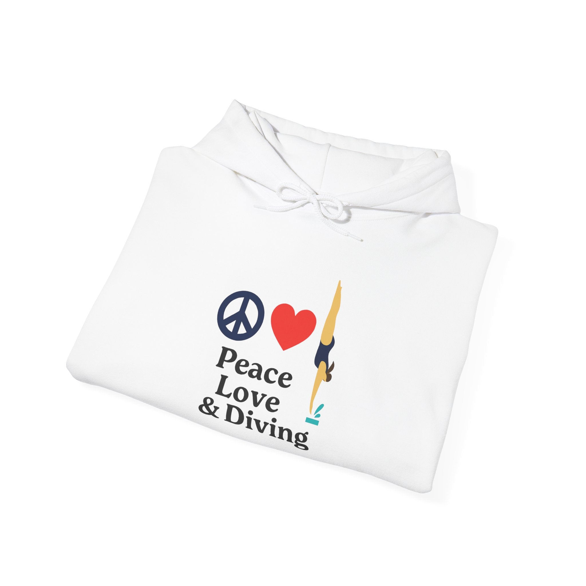 Peace Love & Diving Hoodie