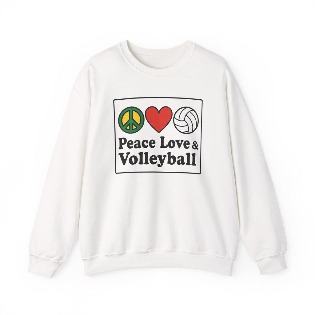 Peace Love Volleyball Crewneck Sweatshirt