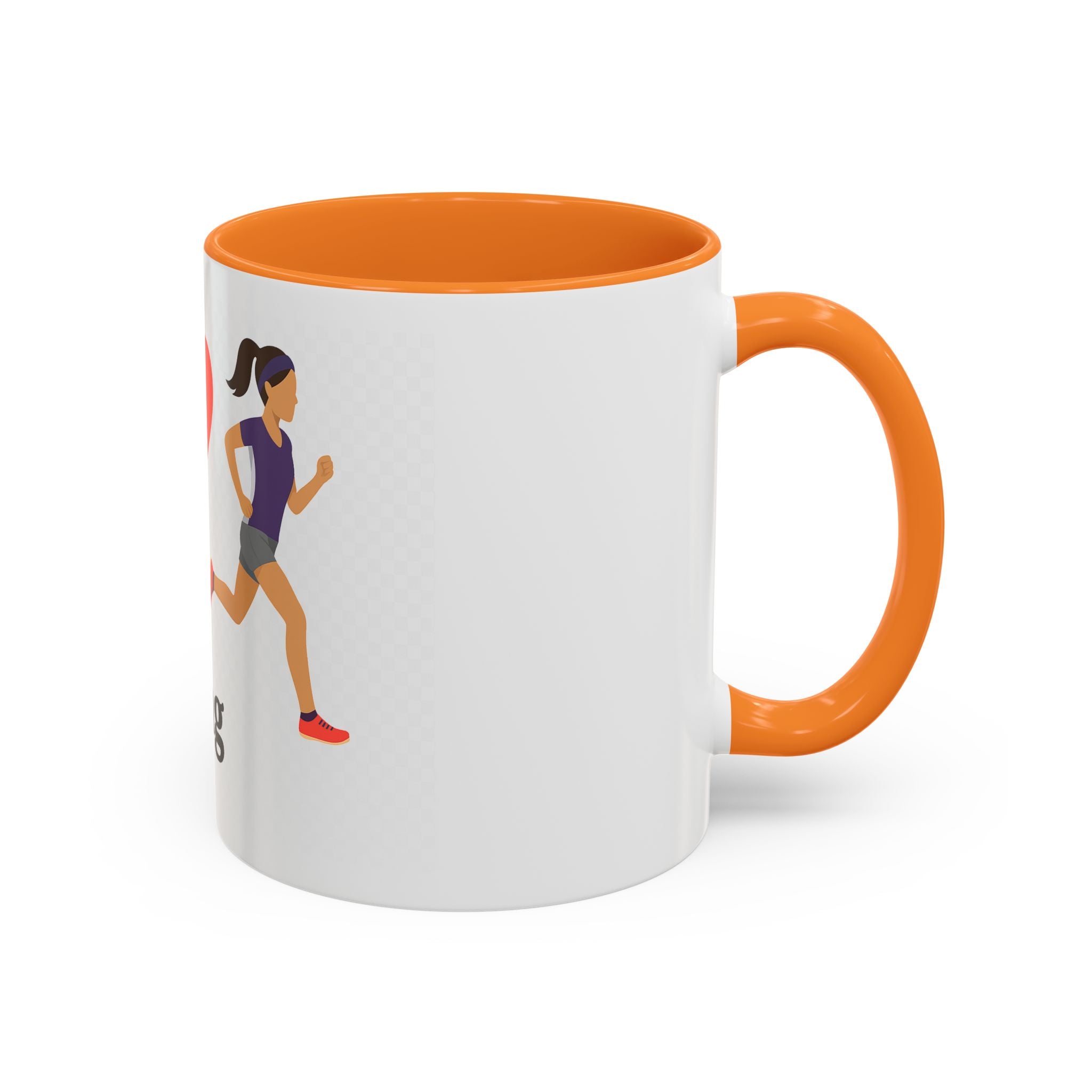 Peace Love & Running Motivational Mug