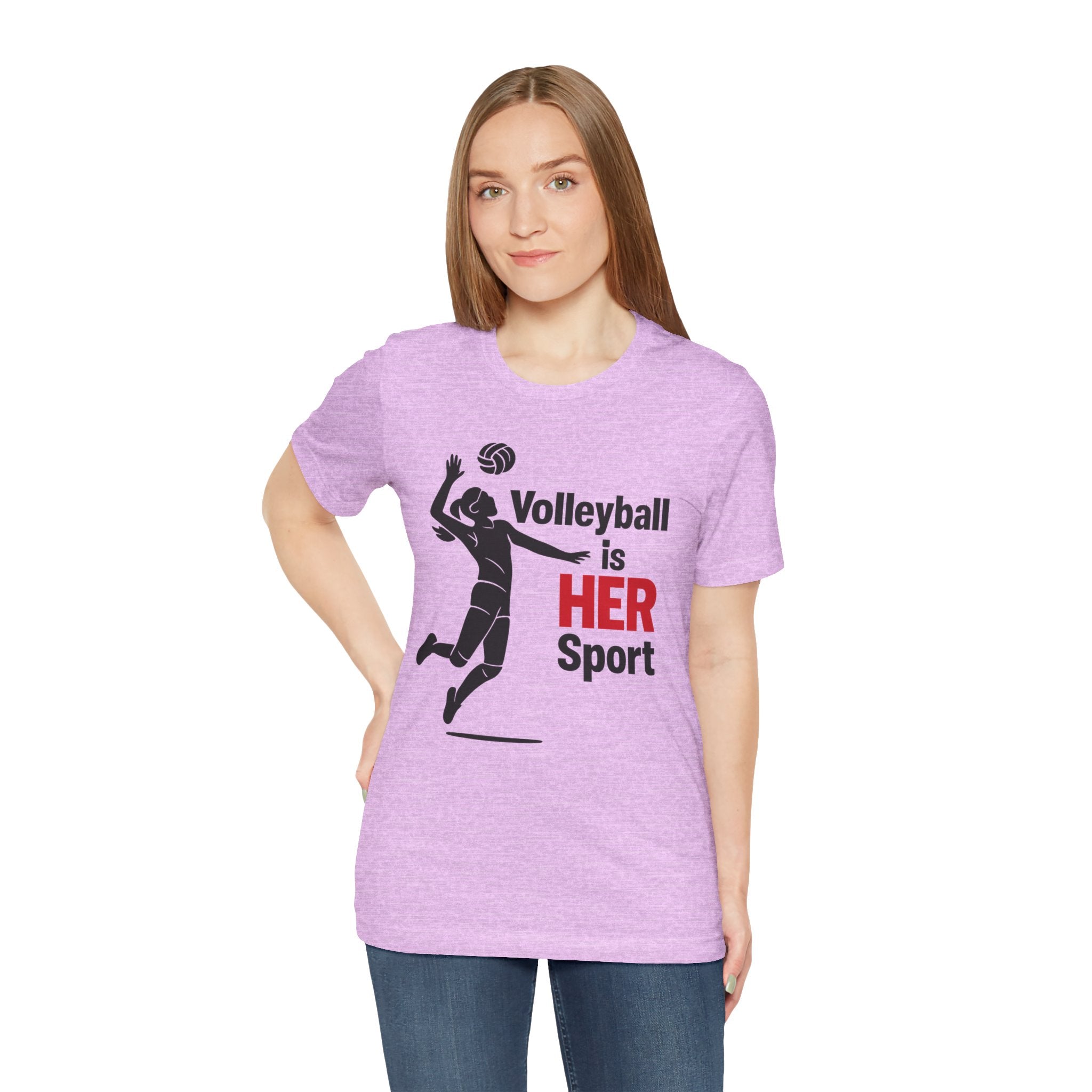Women's Sports Pride Tee - Volleyball Is Her Sport