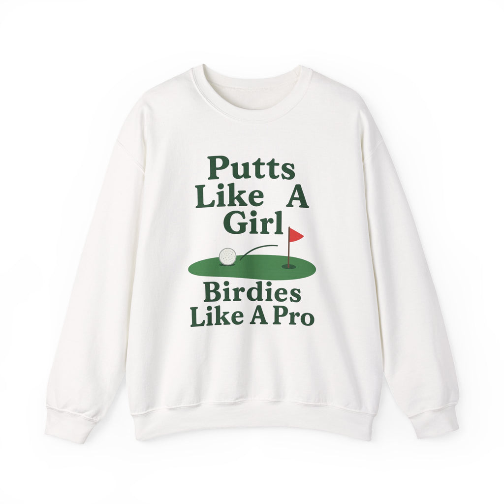 Putts Like A Girl Sweatshirt, Unisex Crewneck