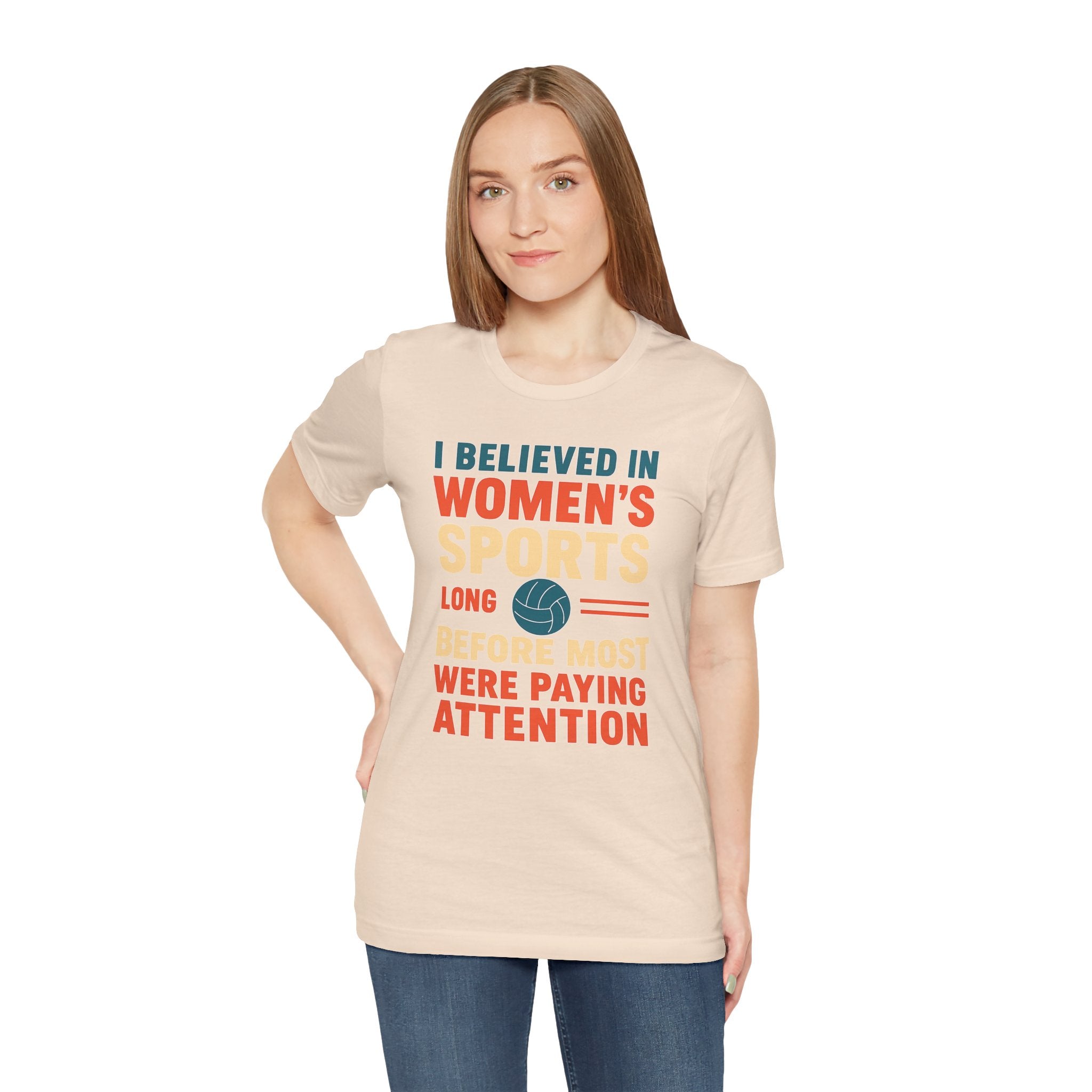Women's Sports Pride Tee - I believed In Women's Sports